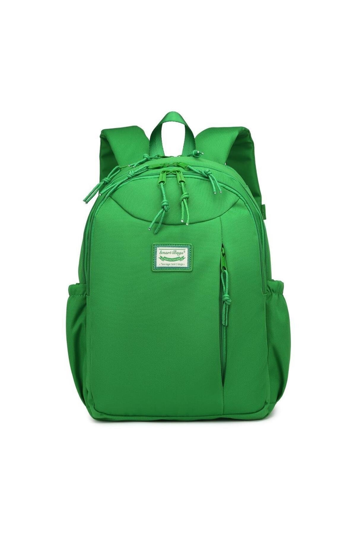 Bagacar Smart Bag 3200 Okul ve Günlük Laptop Bölmeli Sırt Çantası Yeşil
