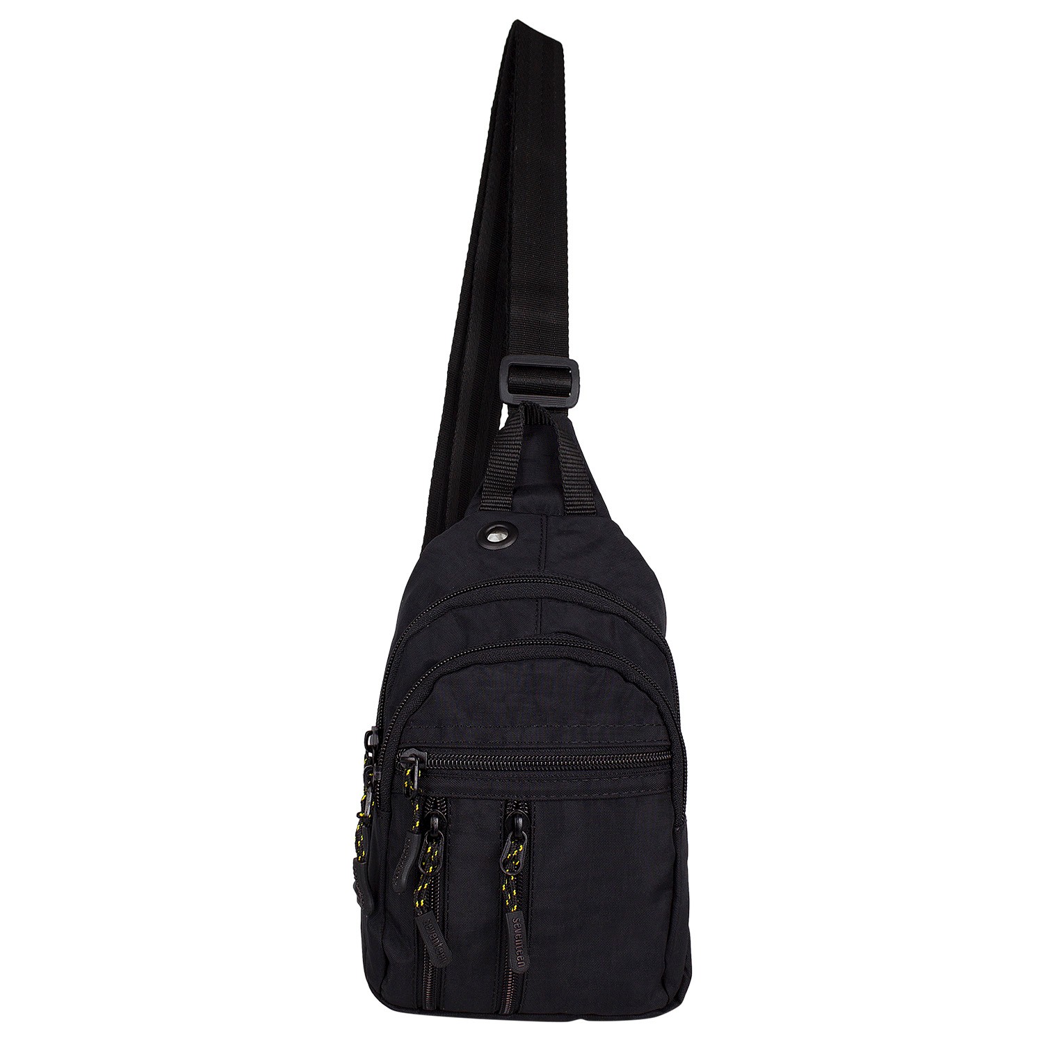 Bagacar 4924 Kulaklık Çıkışlı Body Bag ve Omuz Çantası Siyah