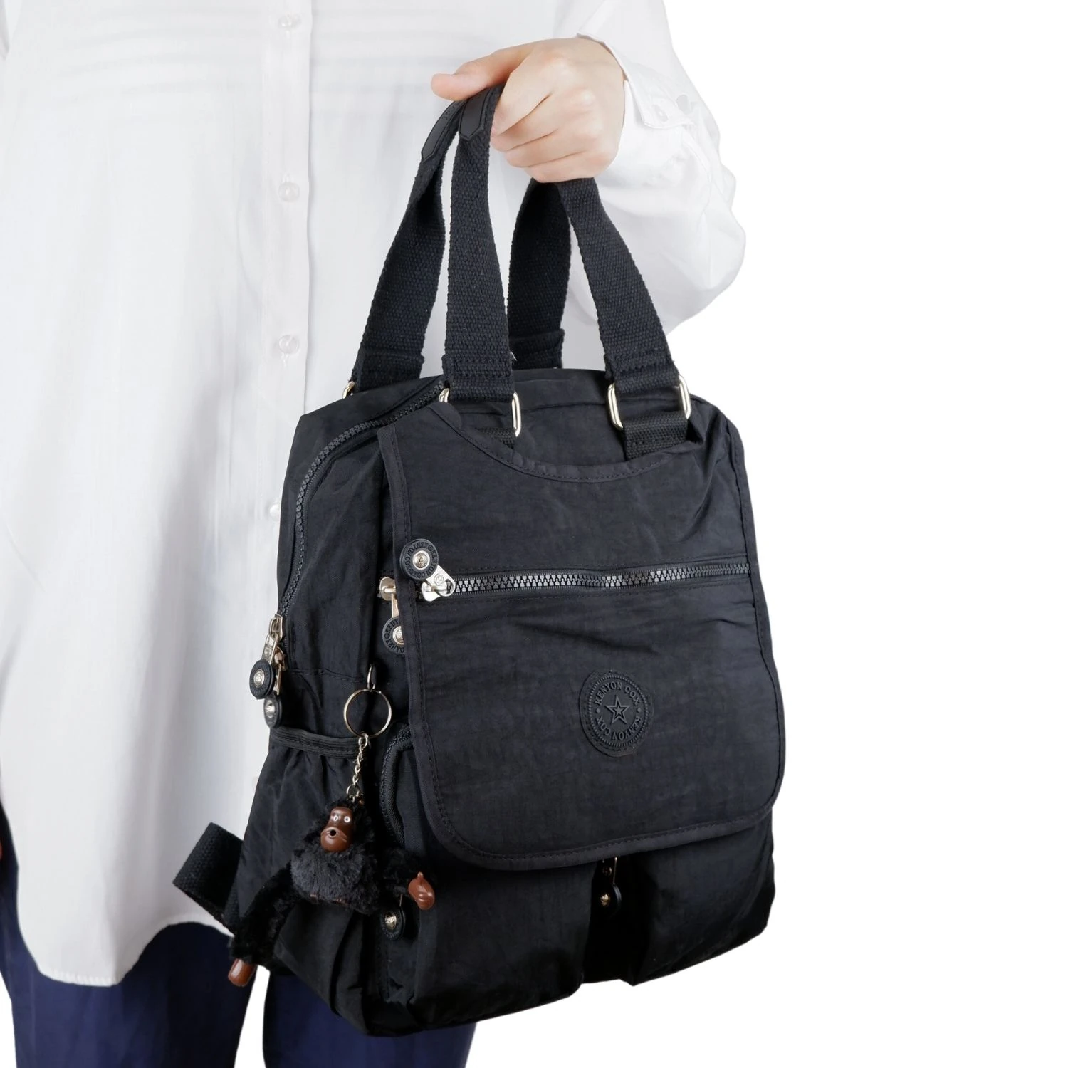 Kenyon Cox 9504 Klinkır Kumaş Hafif Sırt Çantası Siyah