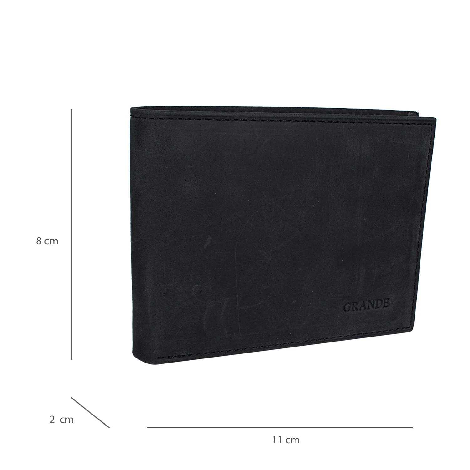 Bagacar 1738 Hakiki Deri Erkek Cüzdanı Siyah