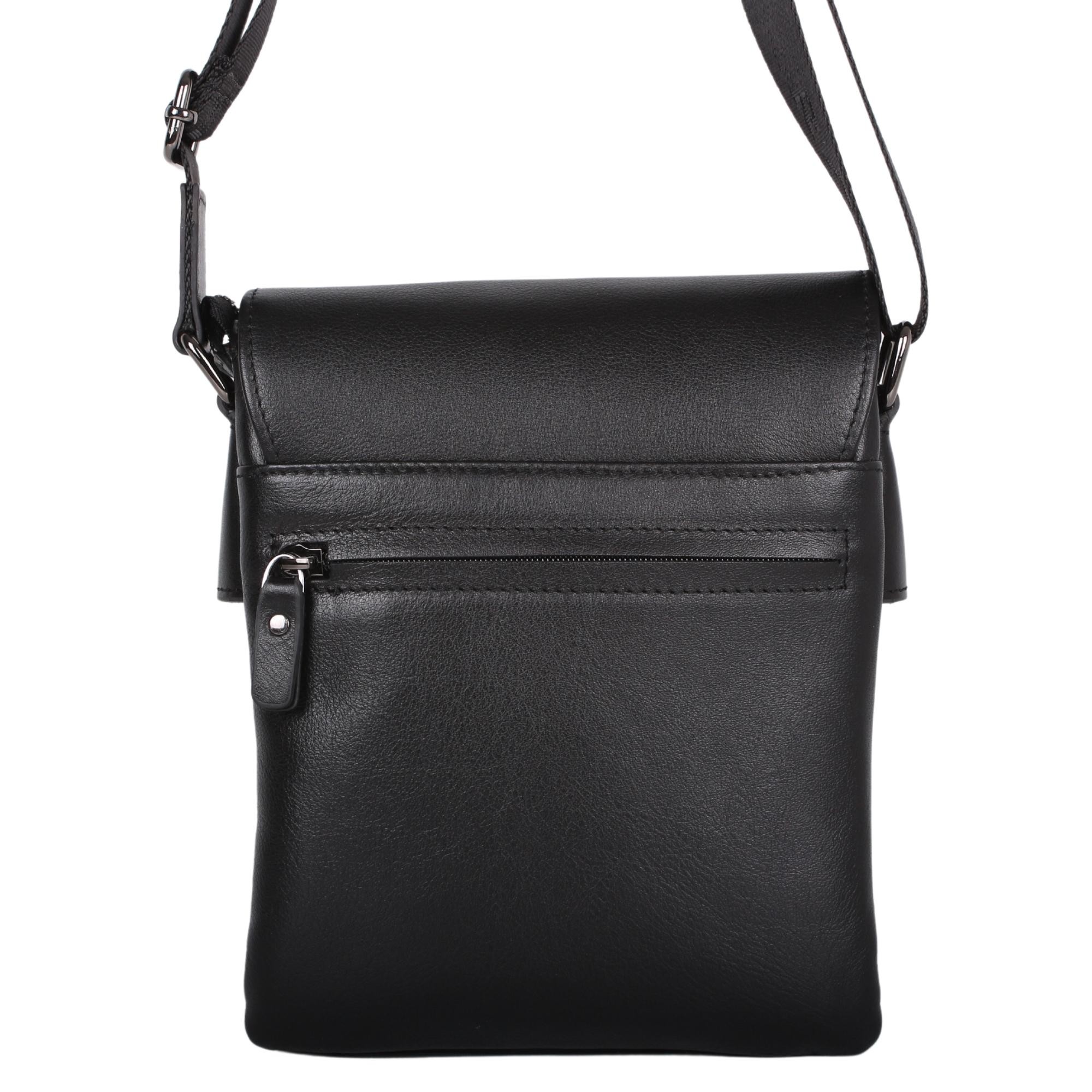 Legend Leather 4262 Siyah Erkek Postacı Çapraz Hakiki Deri Çanta