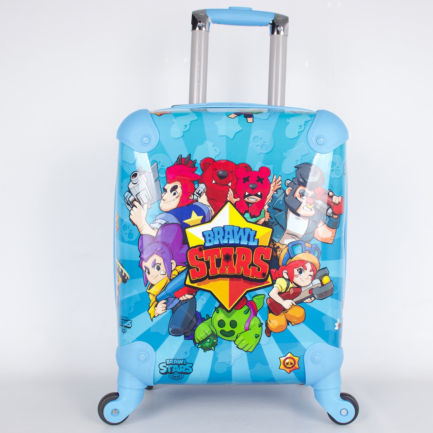 Bagacar Brawl Stars Abs Unisex Çocuk Valizi Mavi
