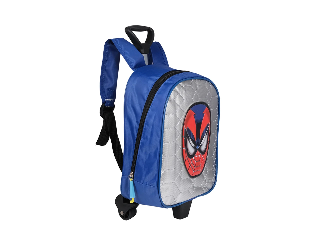Bagacar Spiderman Gri Tekerlekli Çocuk Sırt Çantası