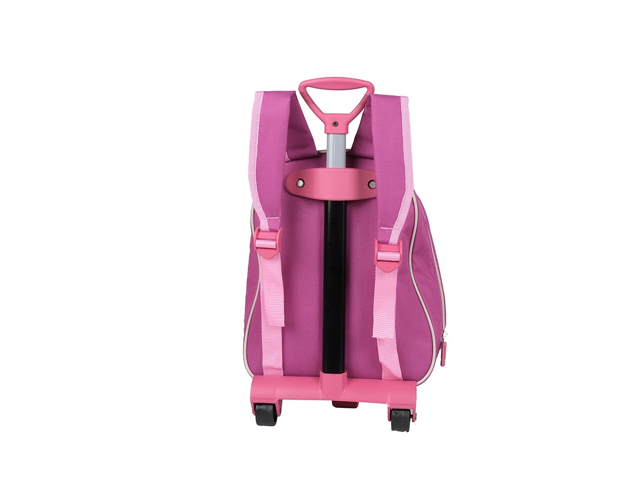 Bagacar Unikorn Desen Pembe Tekerlekli Anaokulu ve Kreş Sırt Çantası