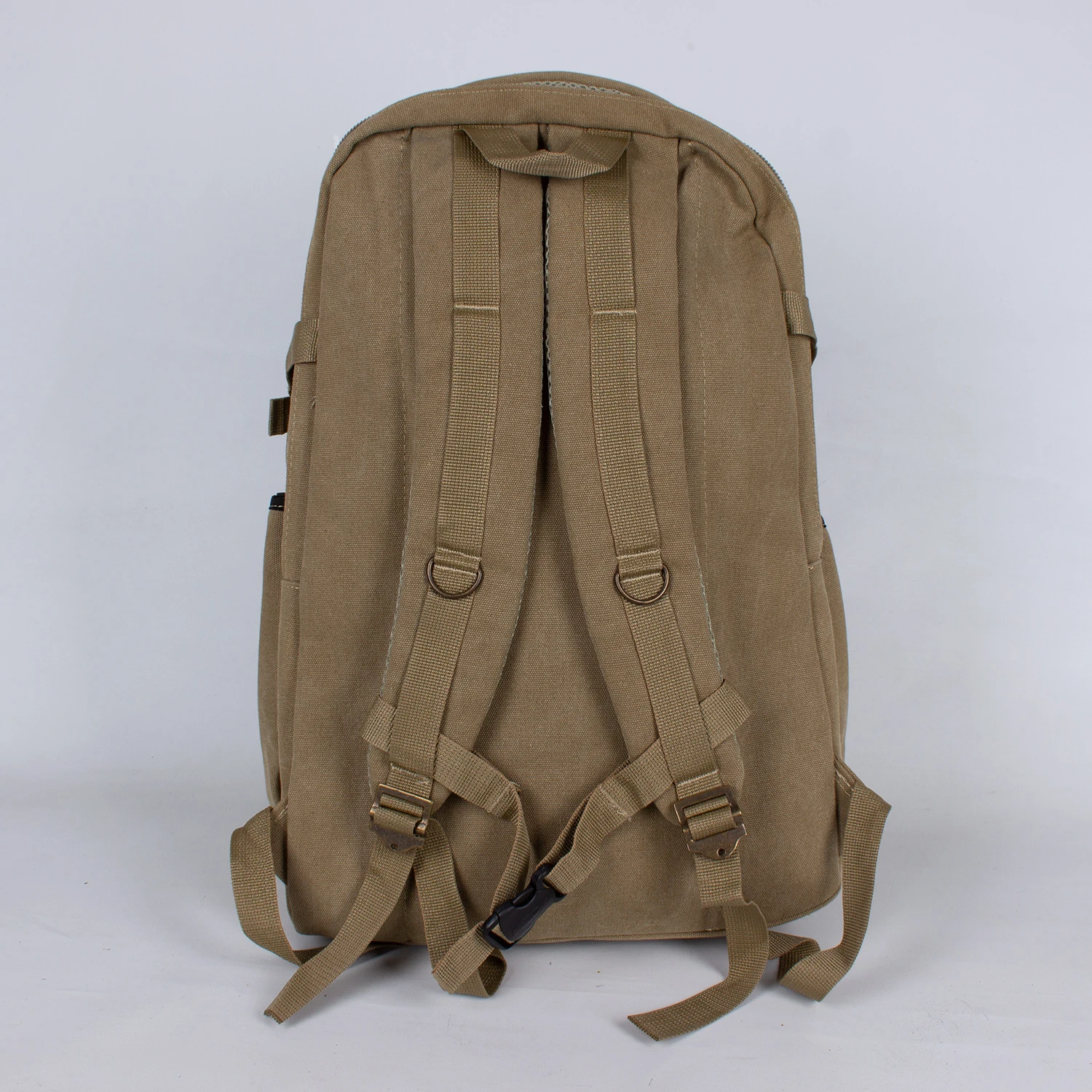 Escape 403 Deri Kanvas Büyük Sırt Çantası Bej