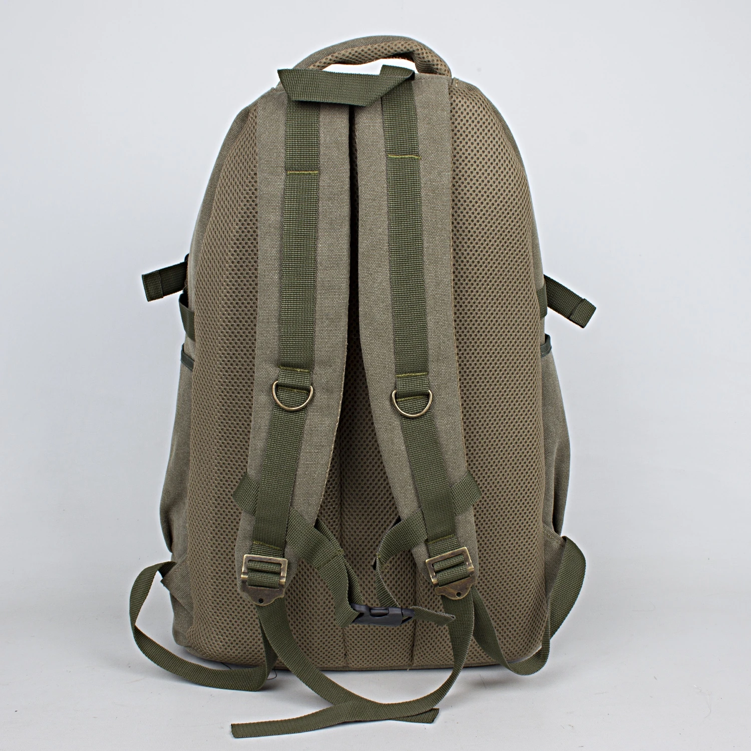 Bagacar Dağcı ve Trekking Kanvas Kumaş Sırt Çantası Haki