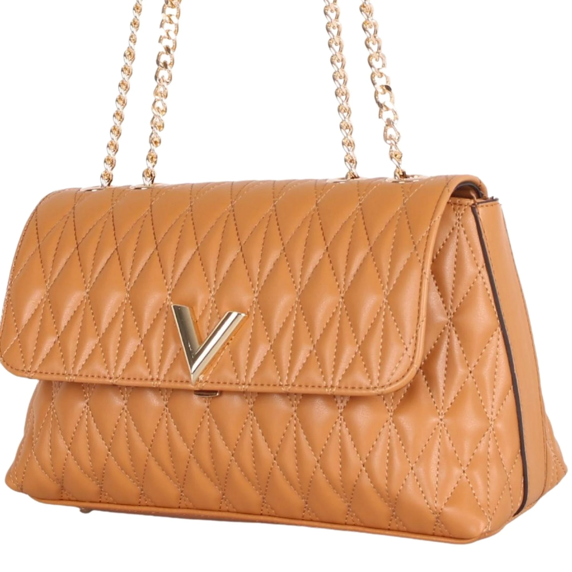 Bagacar MT1378 Camel Bayan Kapitone Çapraz Omuz Çantası