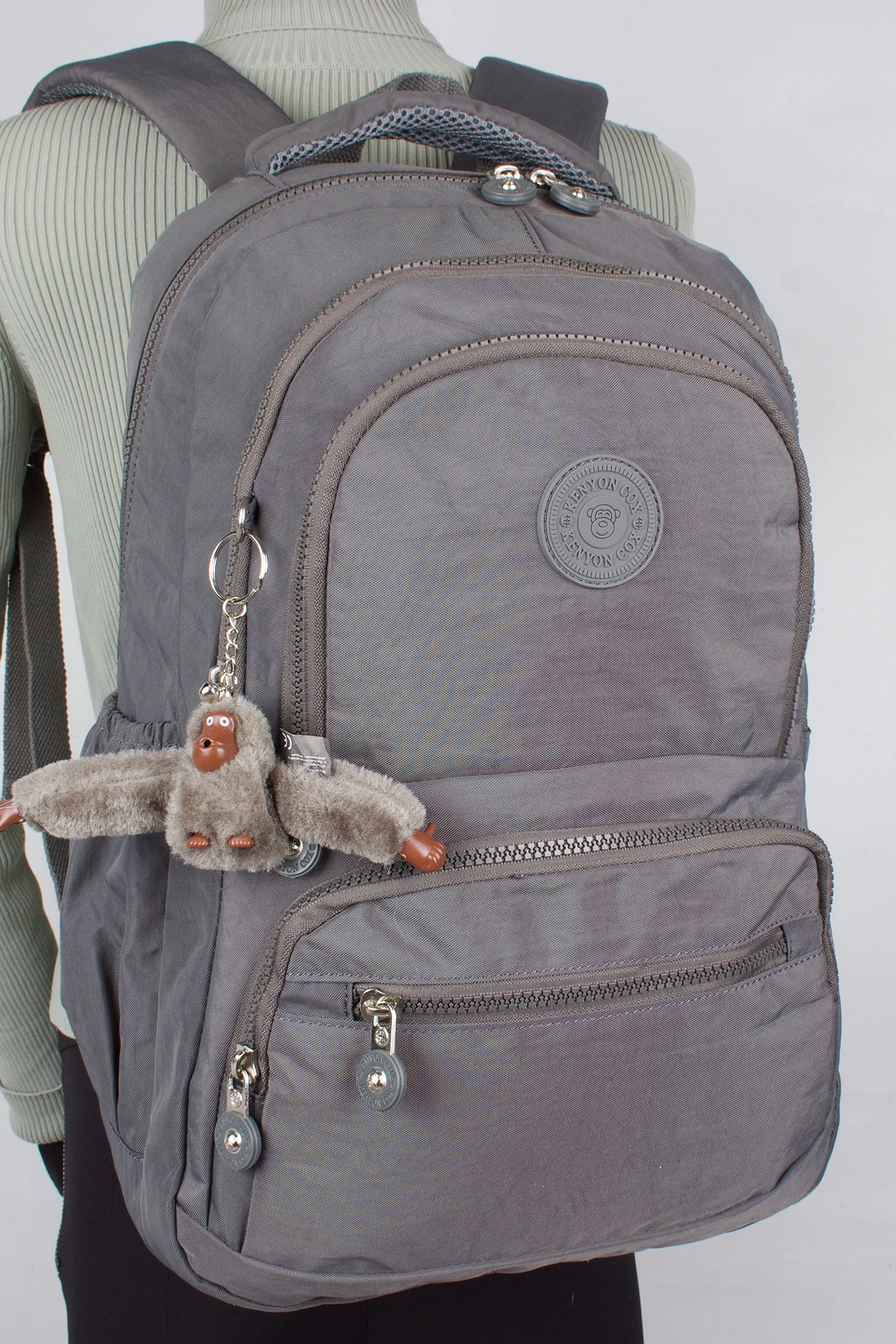 Kenyon 1820 Unisex Klinkır Kumaş Sırt Çantası Gri