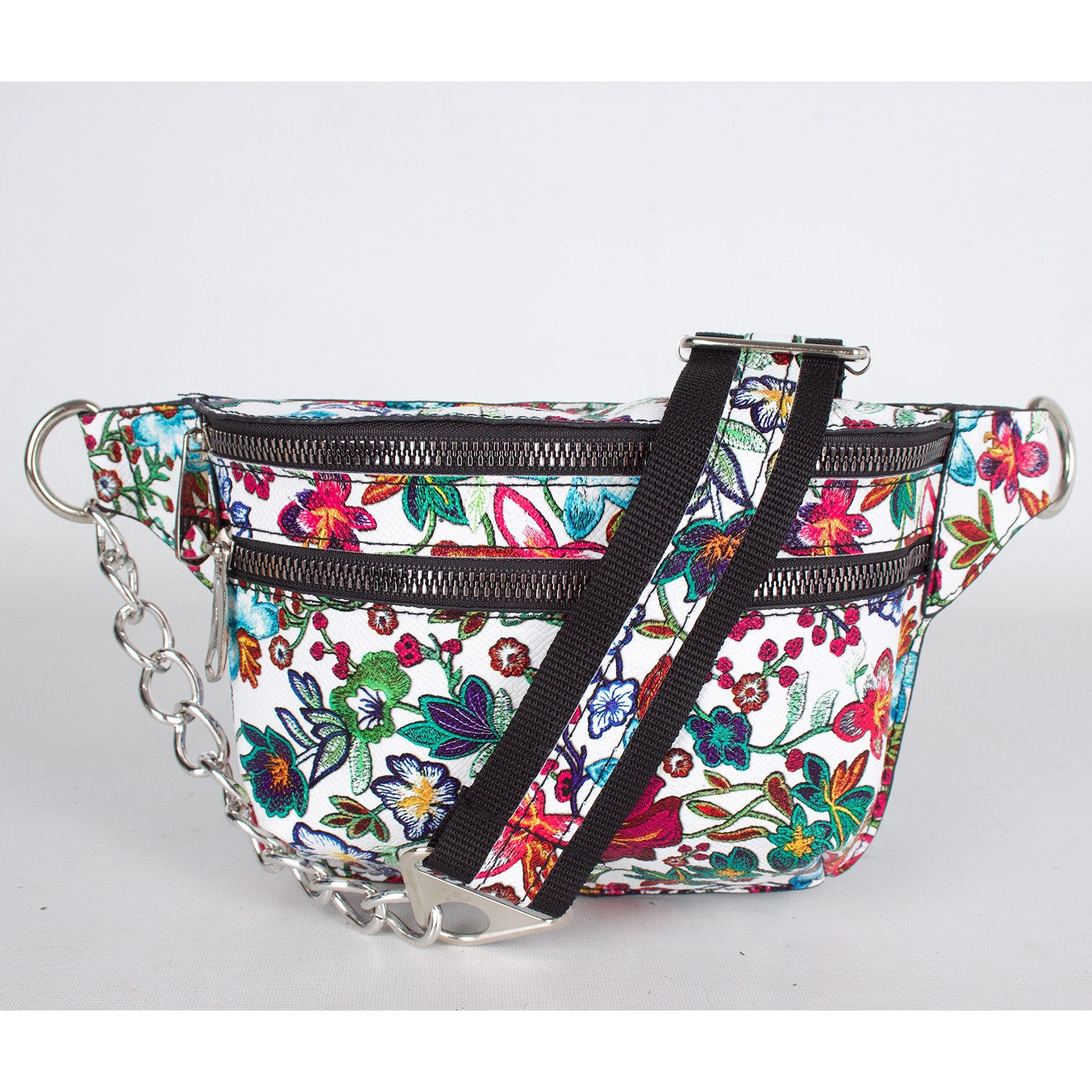 Bagacar Fashion Tulum Gögüs Bel Çantası Çiçekli