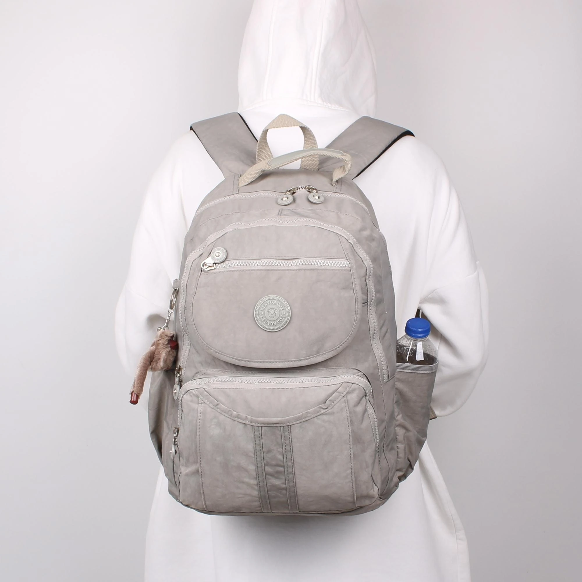 Kenyon Cox 8860 Krem Unisex Klınkır Maymunlu Günlük ve Okul Sırt Çantası