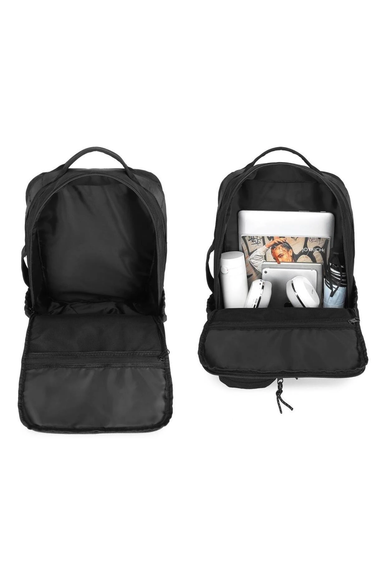 Bagacar Smart Bag 3210 Okul ve Günlük Laptop Bölmeli Sırt Çantası Açık Gri