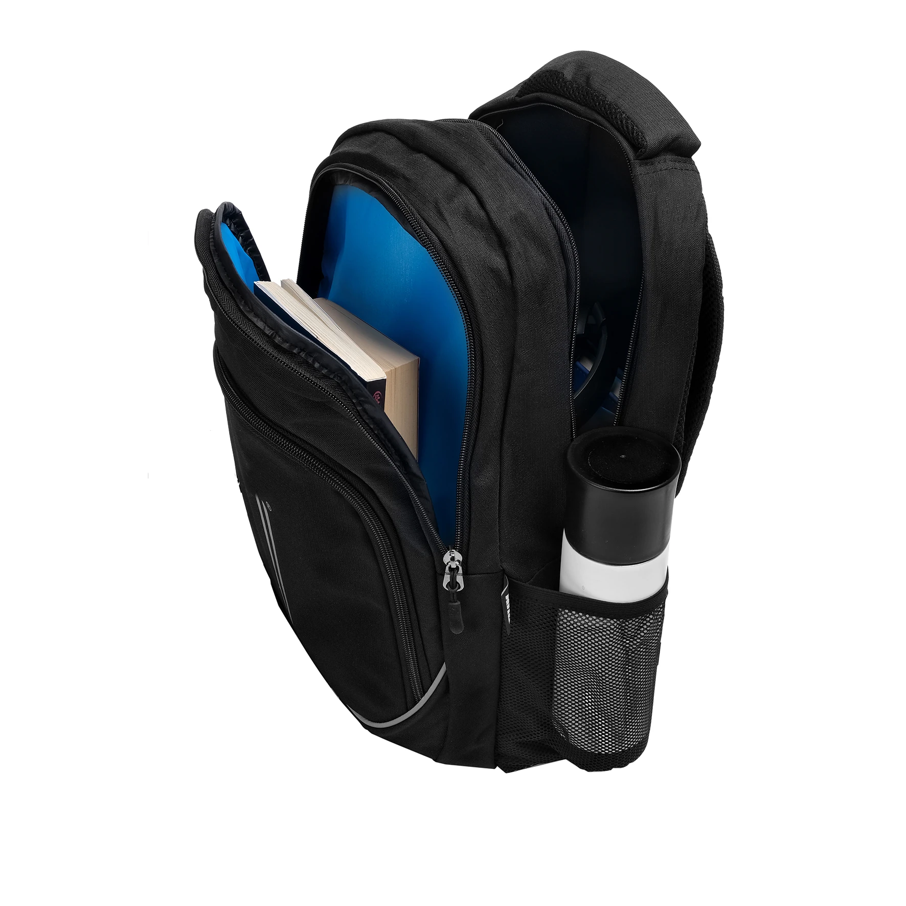 Bagacar Okul ve Günlük Laptop Bölmeli Sırt Çantası Siyah