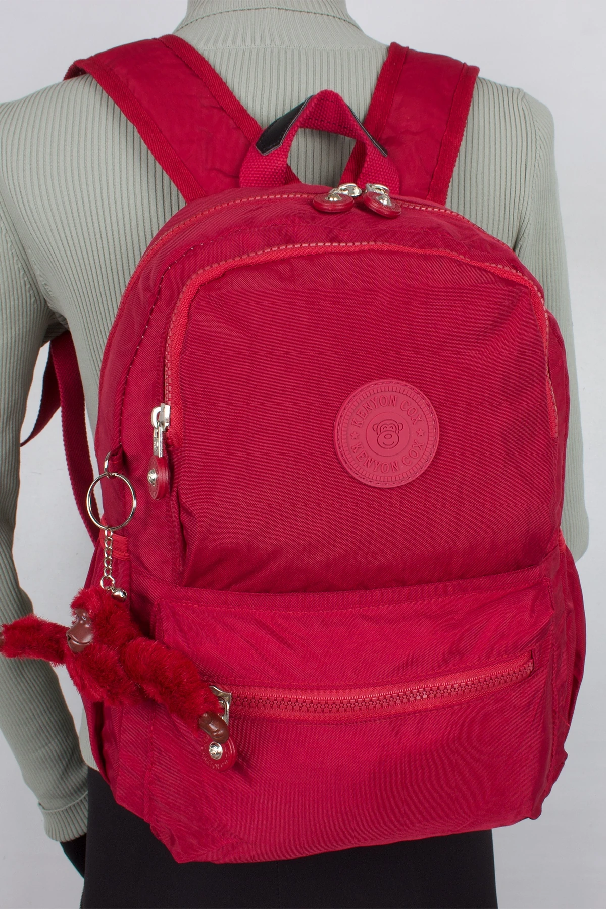 Kenyon 8831 Unisex Klinkır Kumaş Sırt Çantası Kırmızı