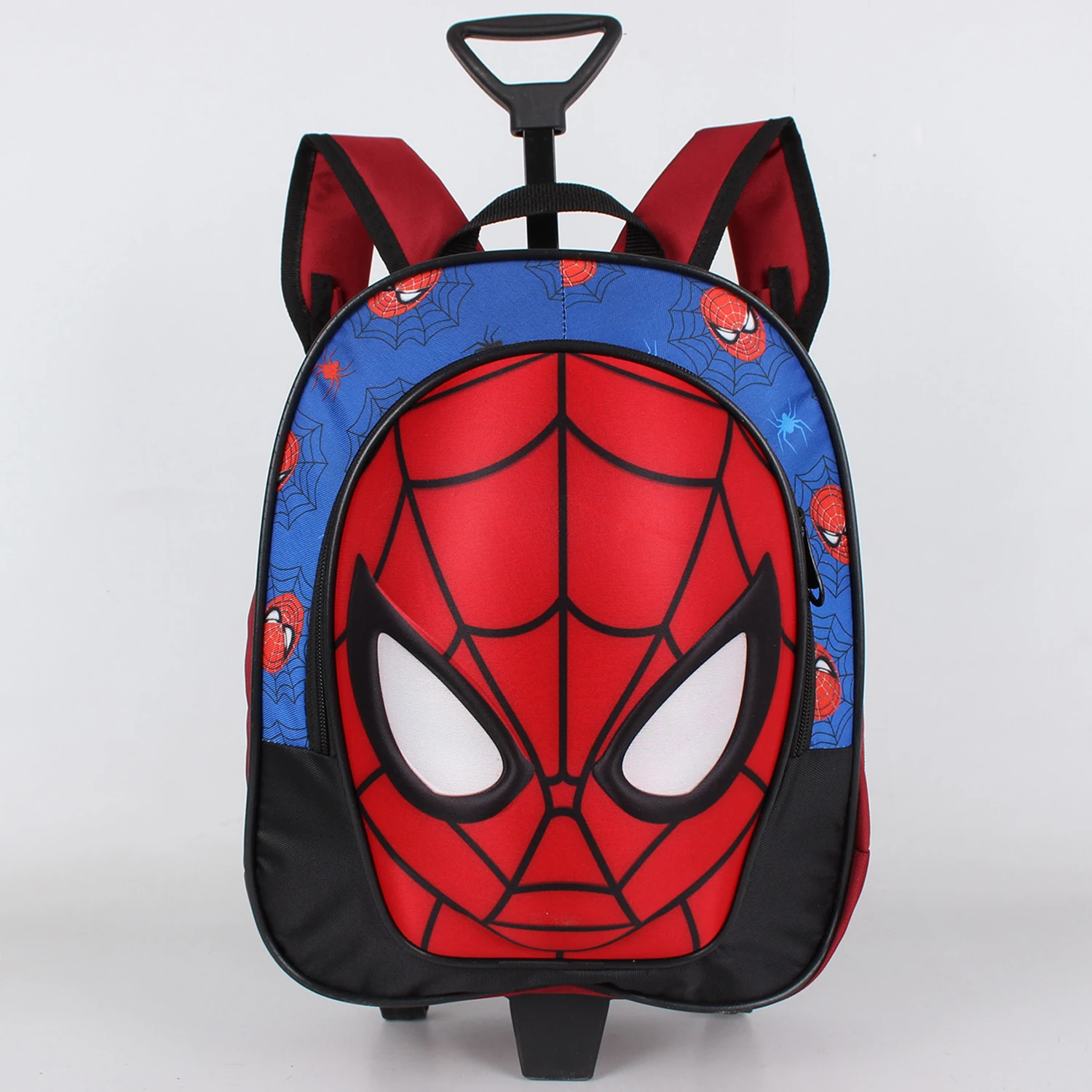 Bagacar MN Örümcek Adam 2 Tekerlekli Kreş Çocuk Sırt Çantası