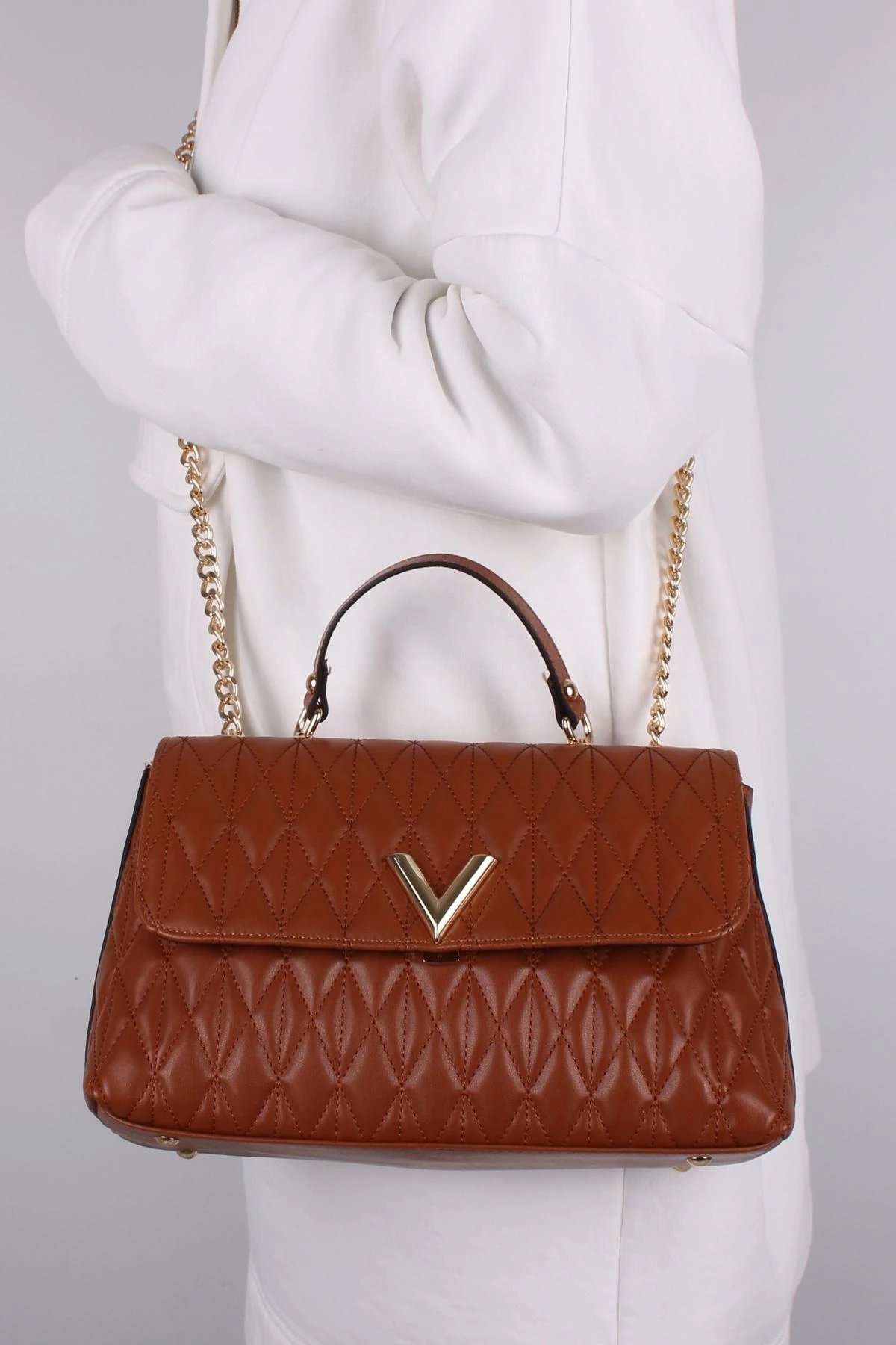 Bagacar MT1378 Taba Bayan Kapitone Çapraz Omuz Çantası