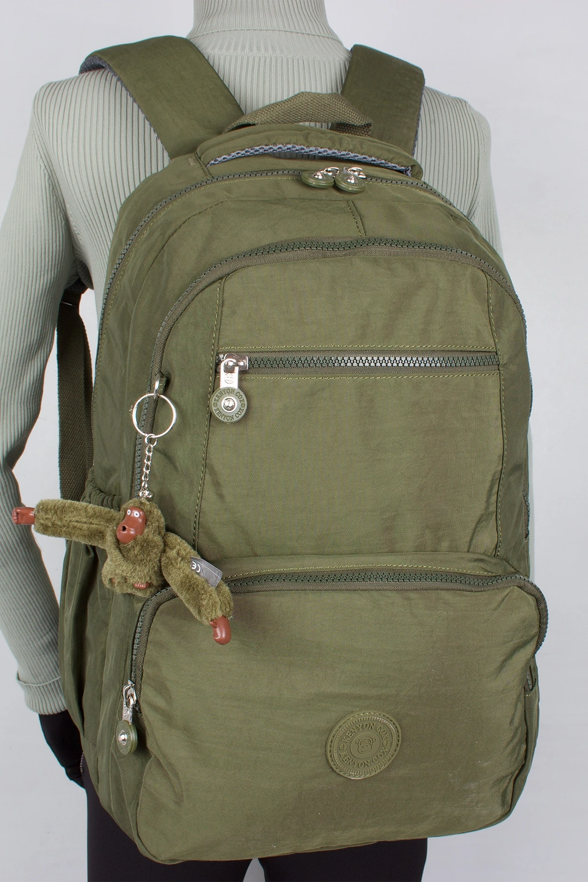 Kenyon 1763 Unisex Klinkır Kumaş Sırt Çantası Haki