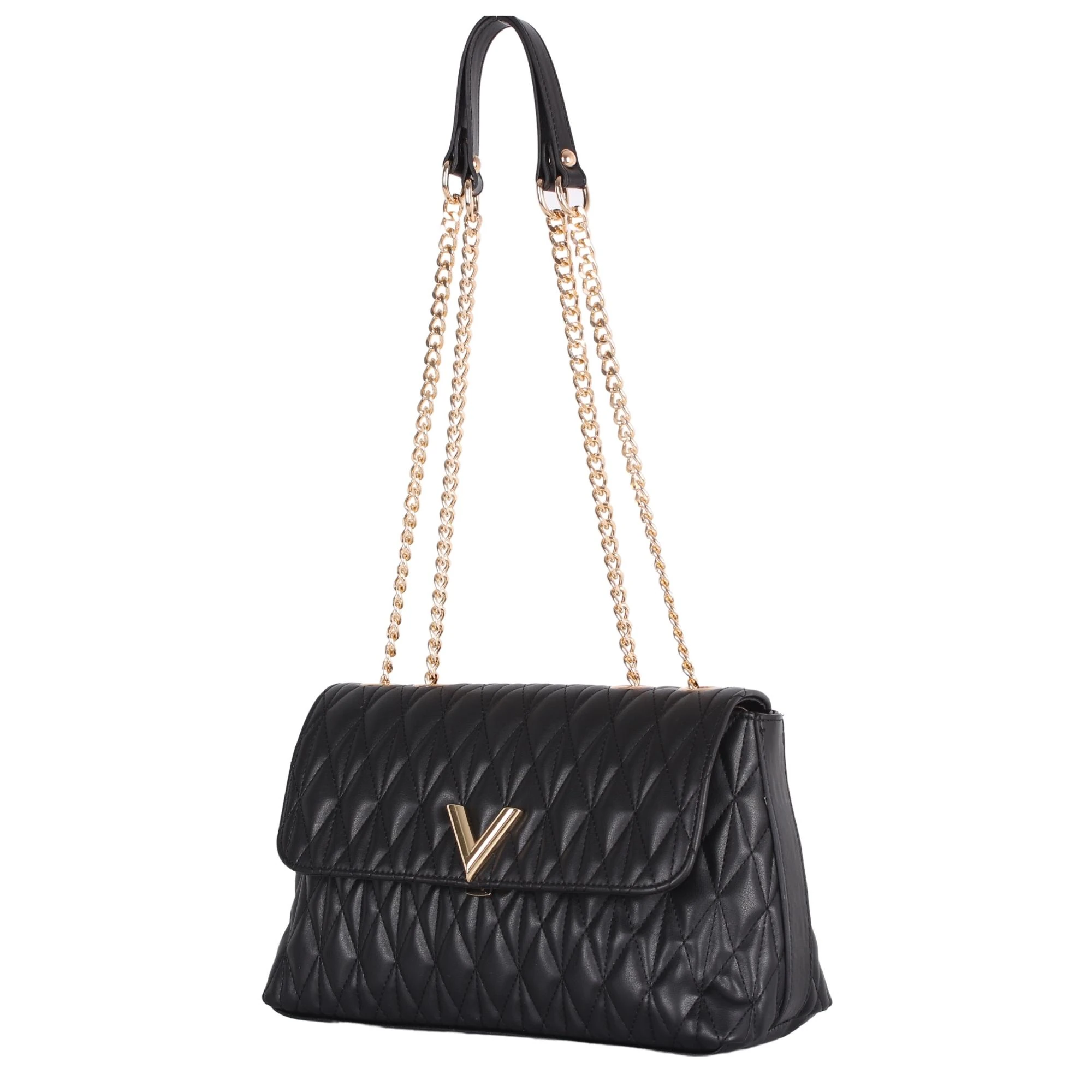 Bagacar MT1378 Siyah Bayan Kapitone Çapraz Omuz Çantası