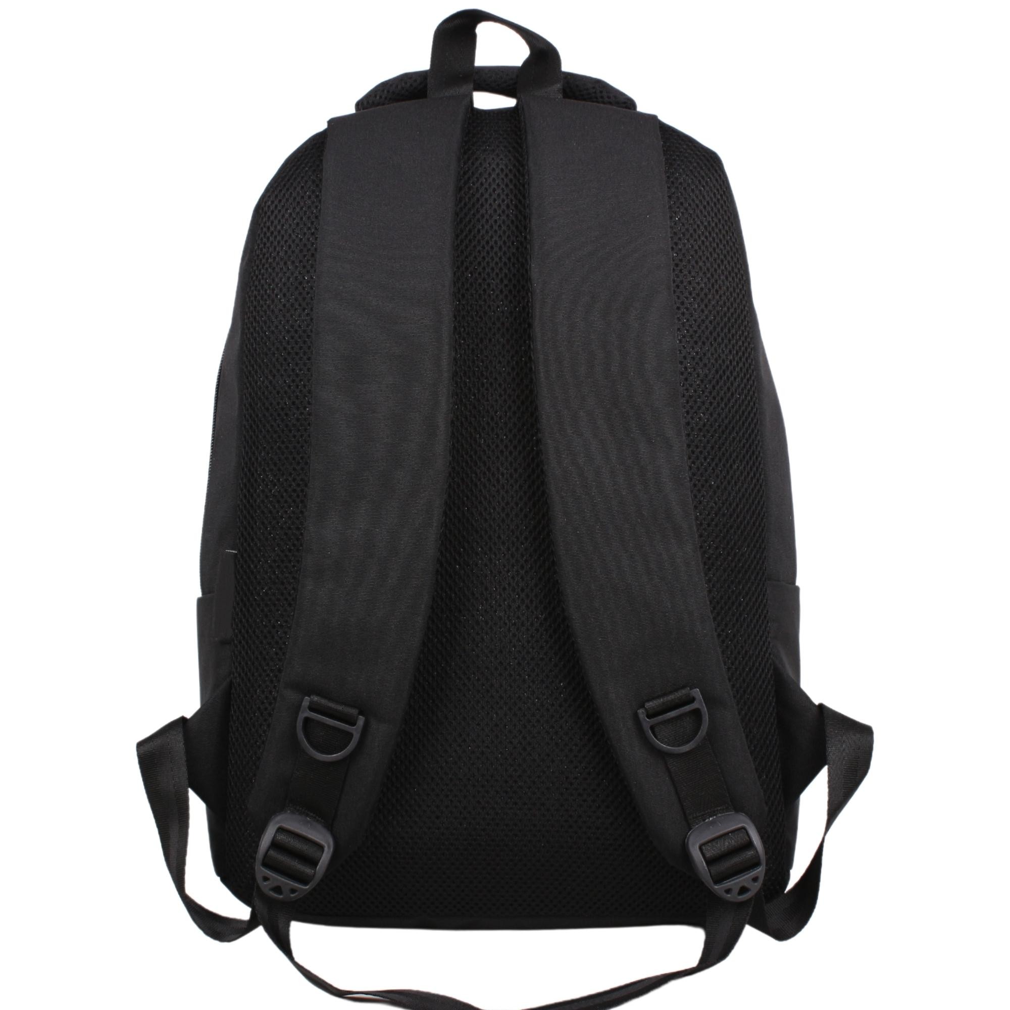 Bagacar 605 Siyah Unisex Okul ve Günlük Sırt Çantası