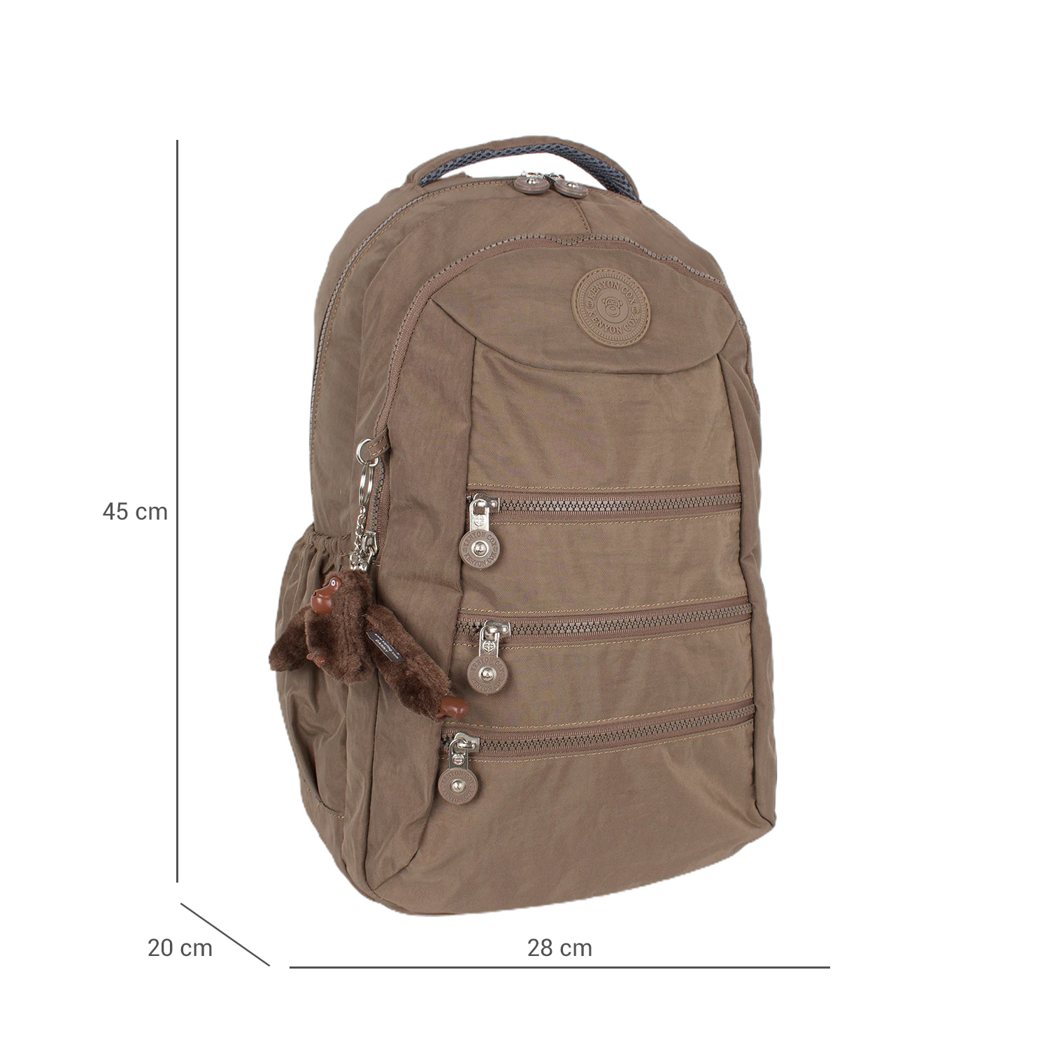 Kenyon 1926 Unisex Klinkır Kumaş Sırt Çantası Kahve