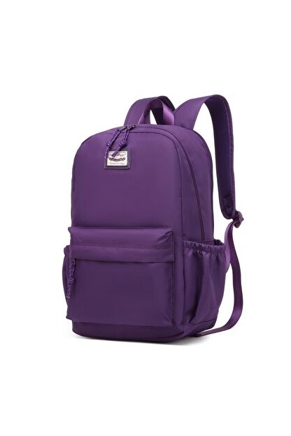 Bagacar Smart Bag 3157 Okul ve Günlük Laptop Bölmeli Sırt Çantası Mor