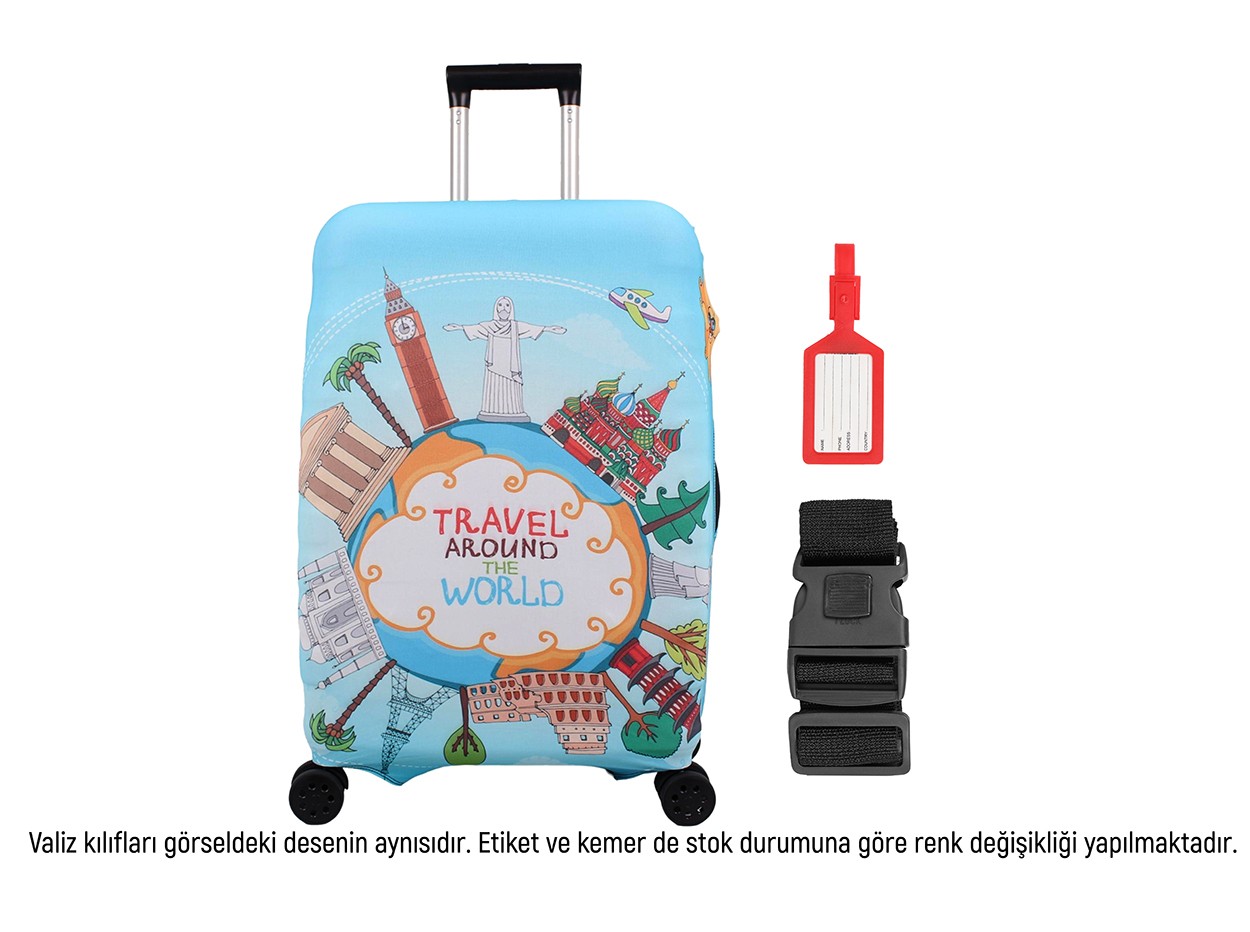 Bagacar Travel Valiz Kılıfı, Valiz Kemeri, Valiz Etiketi