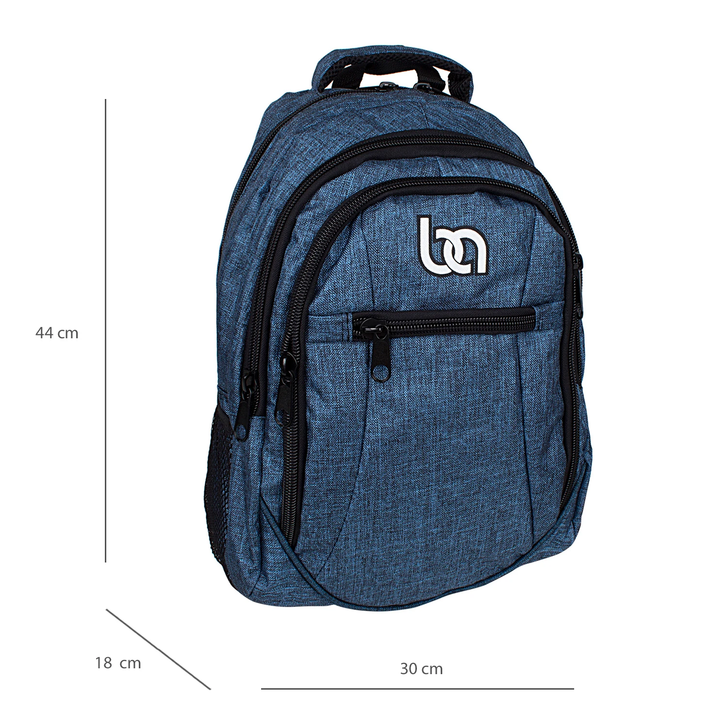 Bagacar 307 Laptop Bölmeli Okul Ve Günlük Sırt Çantası Mavi