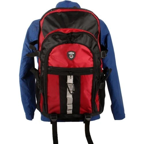 Cakard 901 Büyük Boy 17-18 Laptoplu Sırt Çantası 65 LT Kırmızı