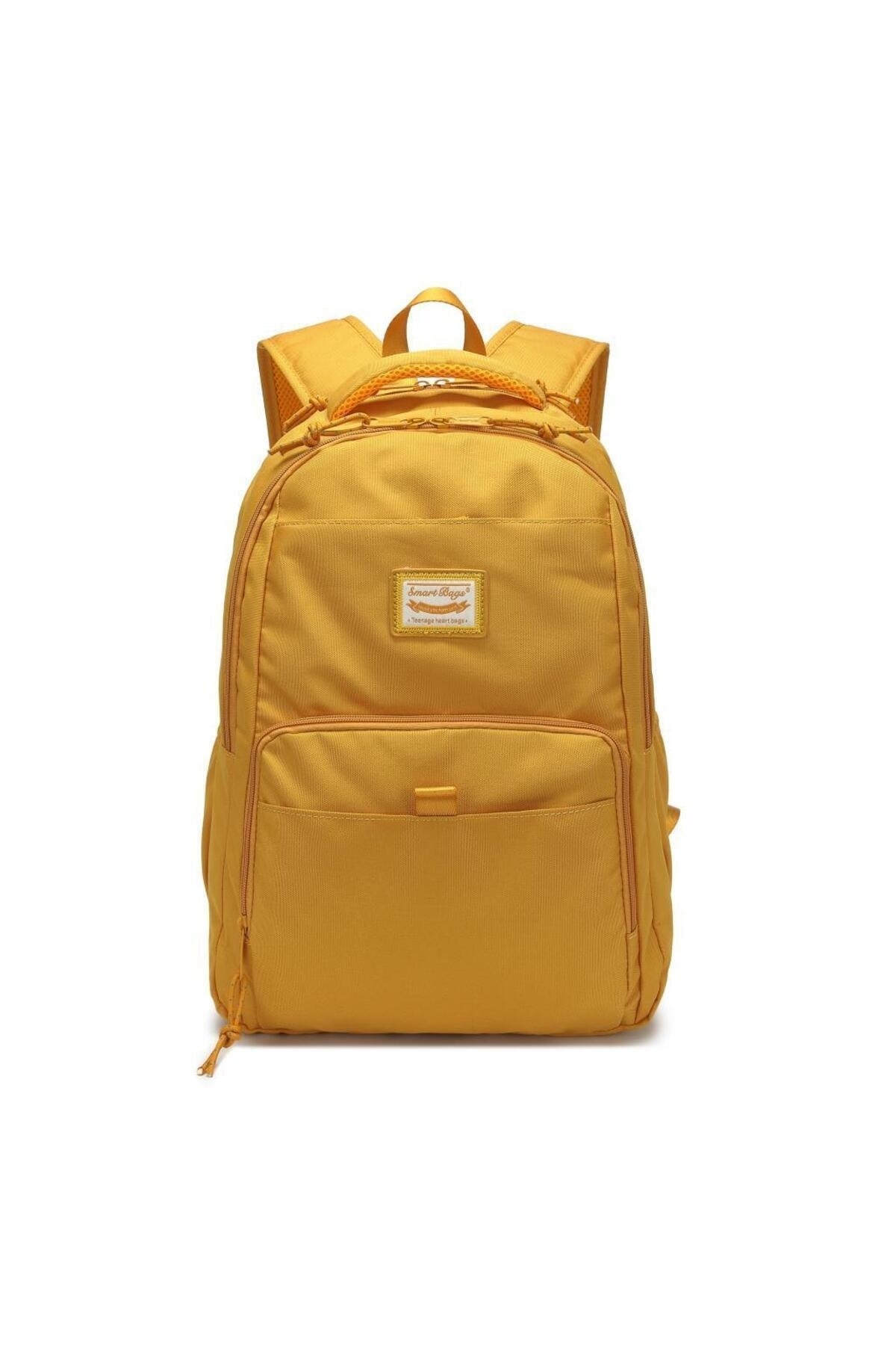 Bagacar Smart Bag 3159 Okul ve Günlük Laptop Bölmeli Sırt Çantası Hardal