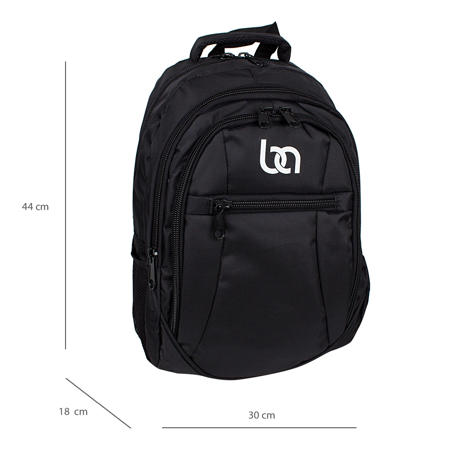 Bagacar 307 Laptop Bölmeli Okul Ve Günlük Sırt Çantası Siyah