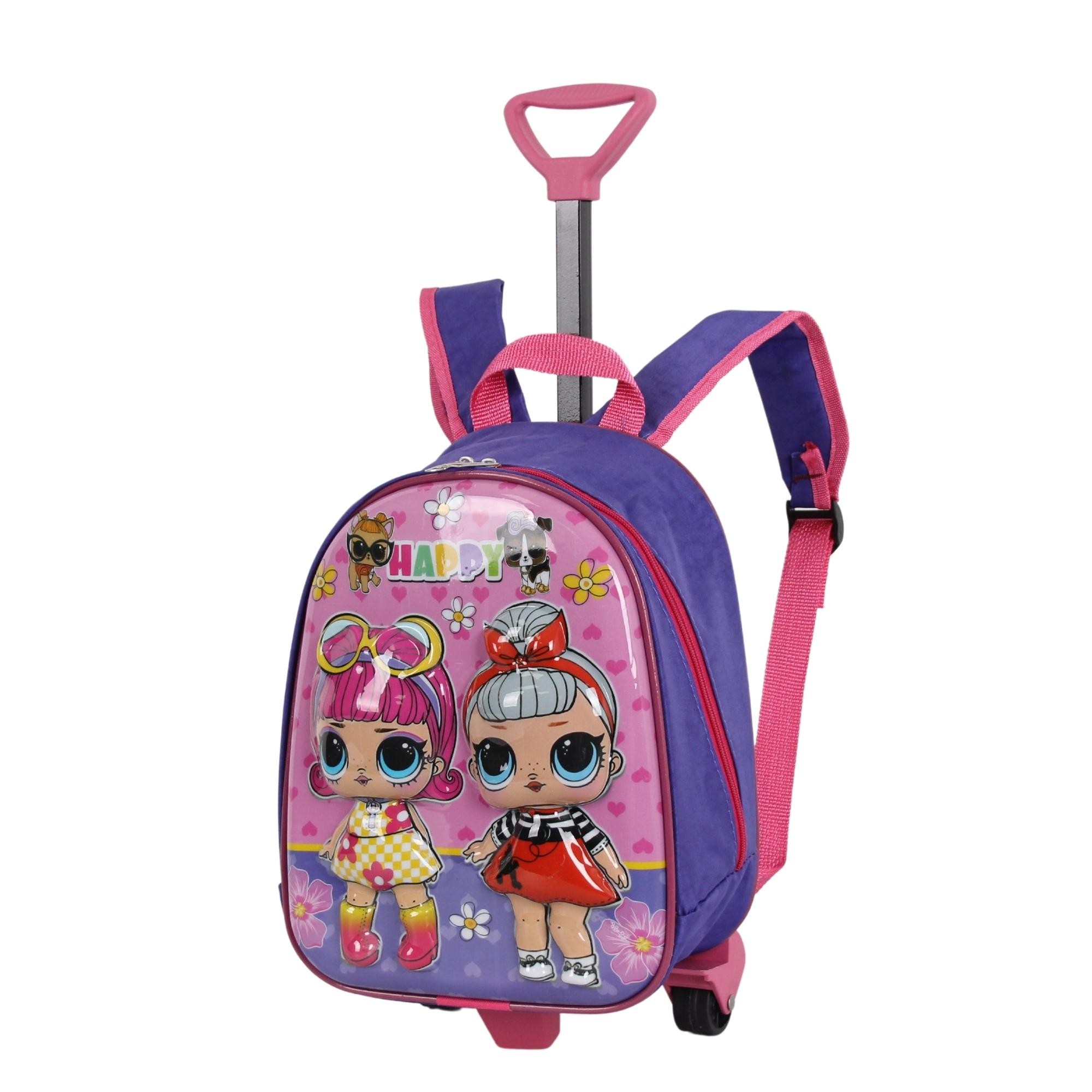 Bagacar MN Happy V3 Tekerlekli Kreş Çocuk Sırt Çantası