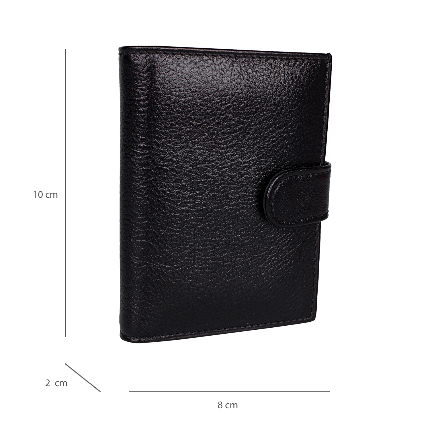 Bagacar 16010 Hakiki Deri Cüzdan Siyah Renk