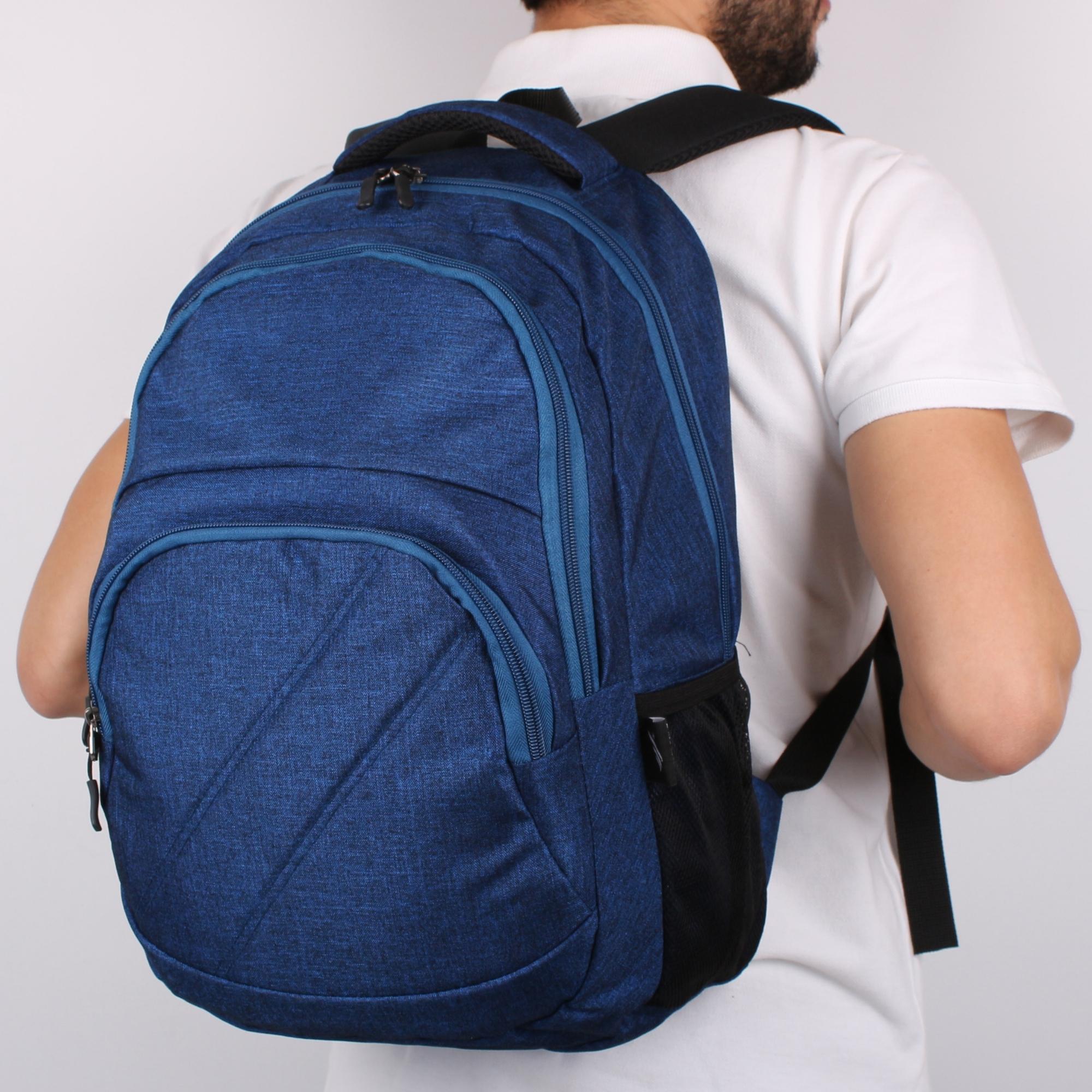 Bagacar IZ1130 Lacivert Unisex Okul ve Günlük Sırt Çantası