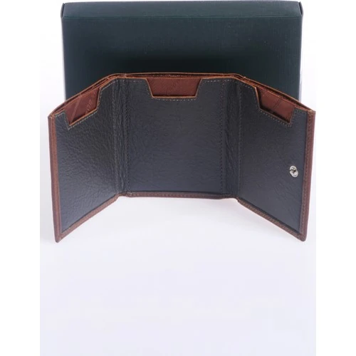 Grande 724 Unisex Hakiki Deri Kartlık Taba