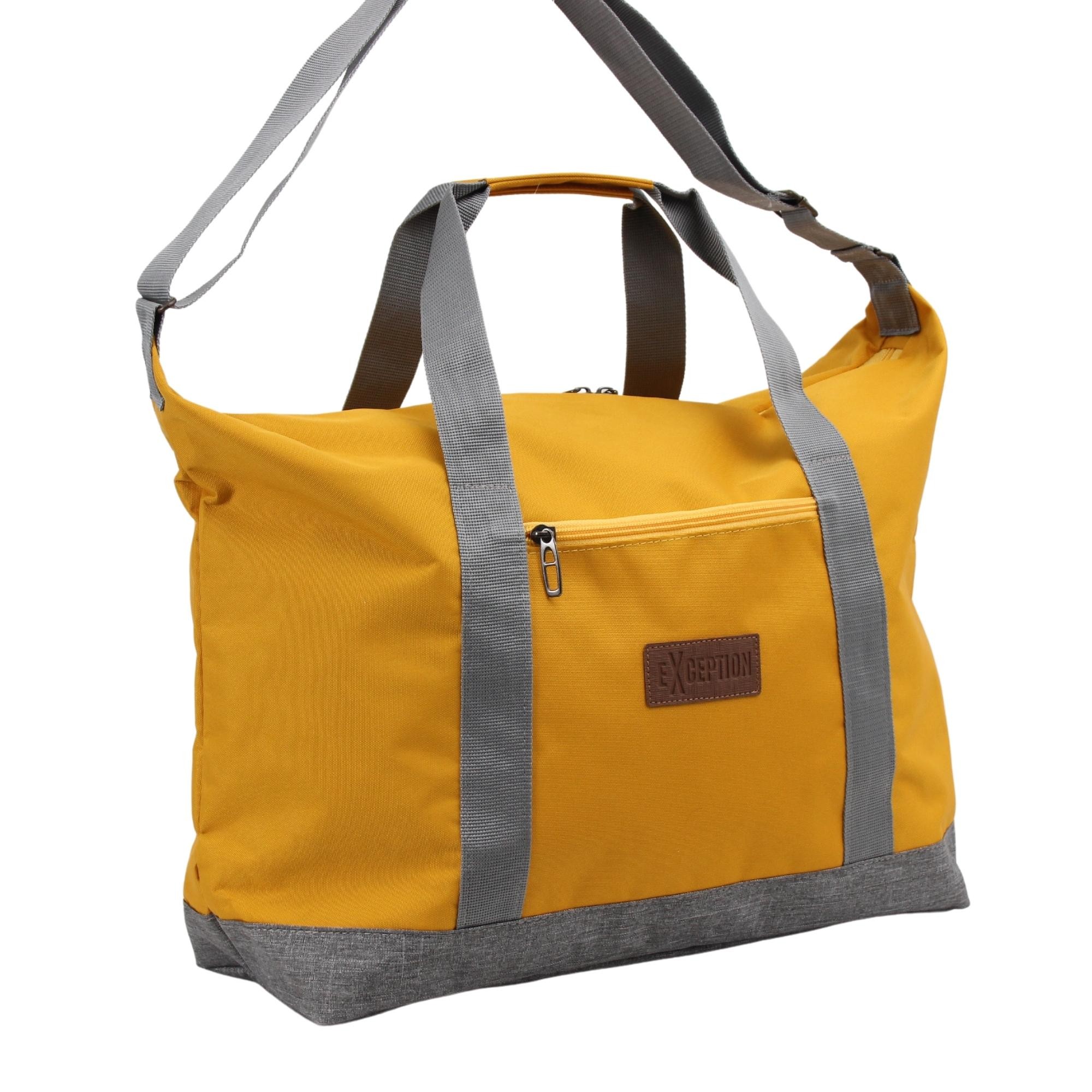 Bagacar Sarı 185 Unisex Omuz Askılı Spor Seyahat ve Plaj Çantası