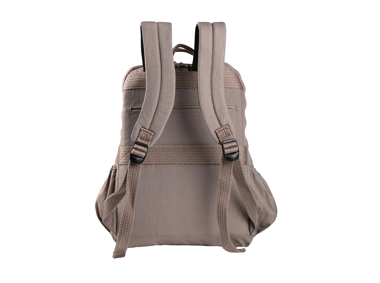 Bagacar 1094 Su Geçirmez İthal Krinkıl Kumaş Laptop Bölmeli Okul ve Günlük Sırt Çantası