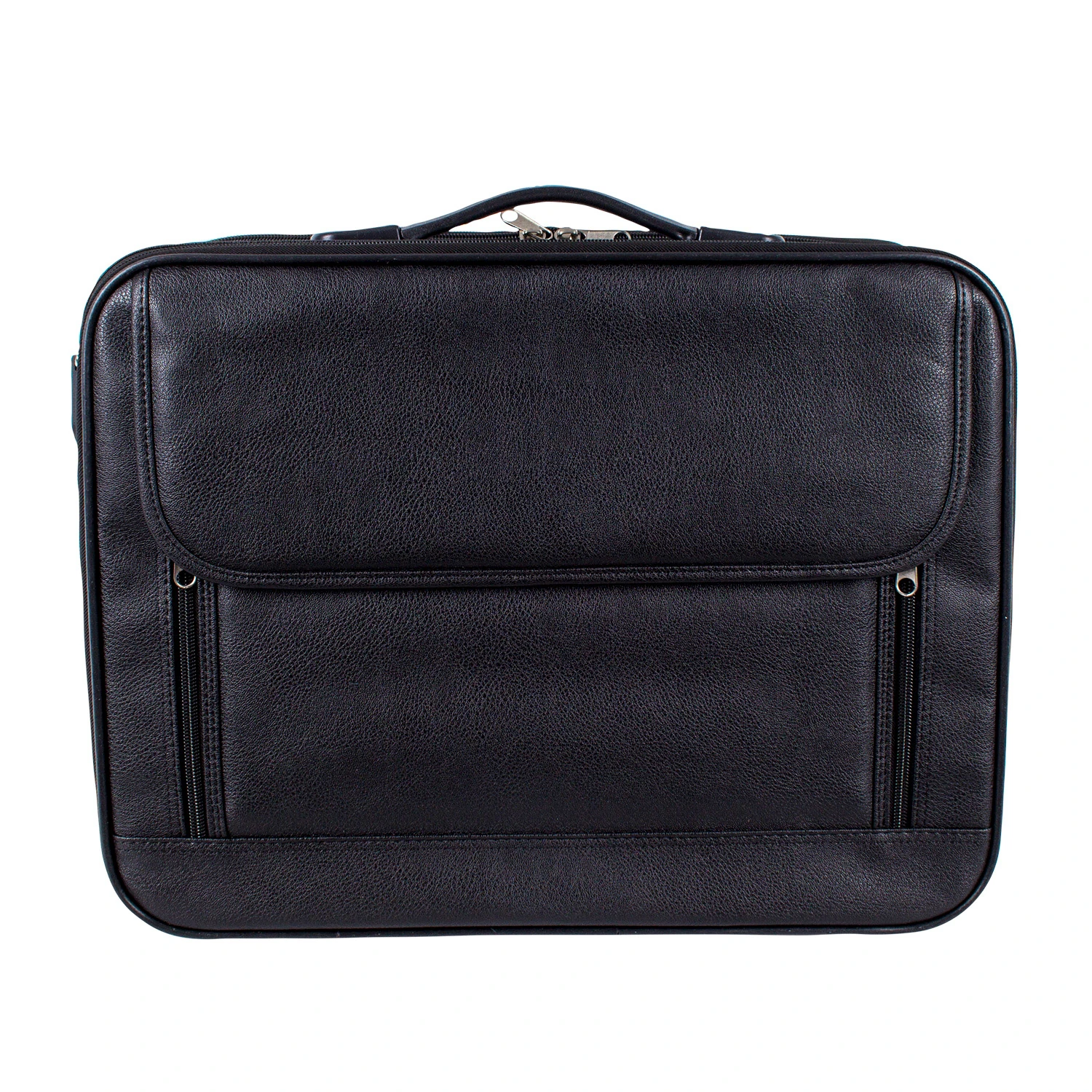 Bagacar Büyük Suni Deri Evrak ve Laptop Çantası Siyah