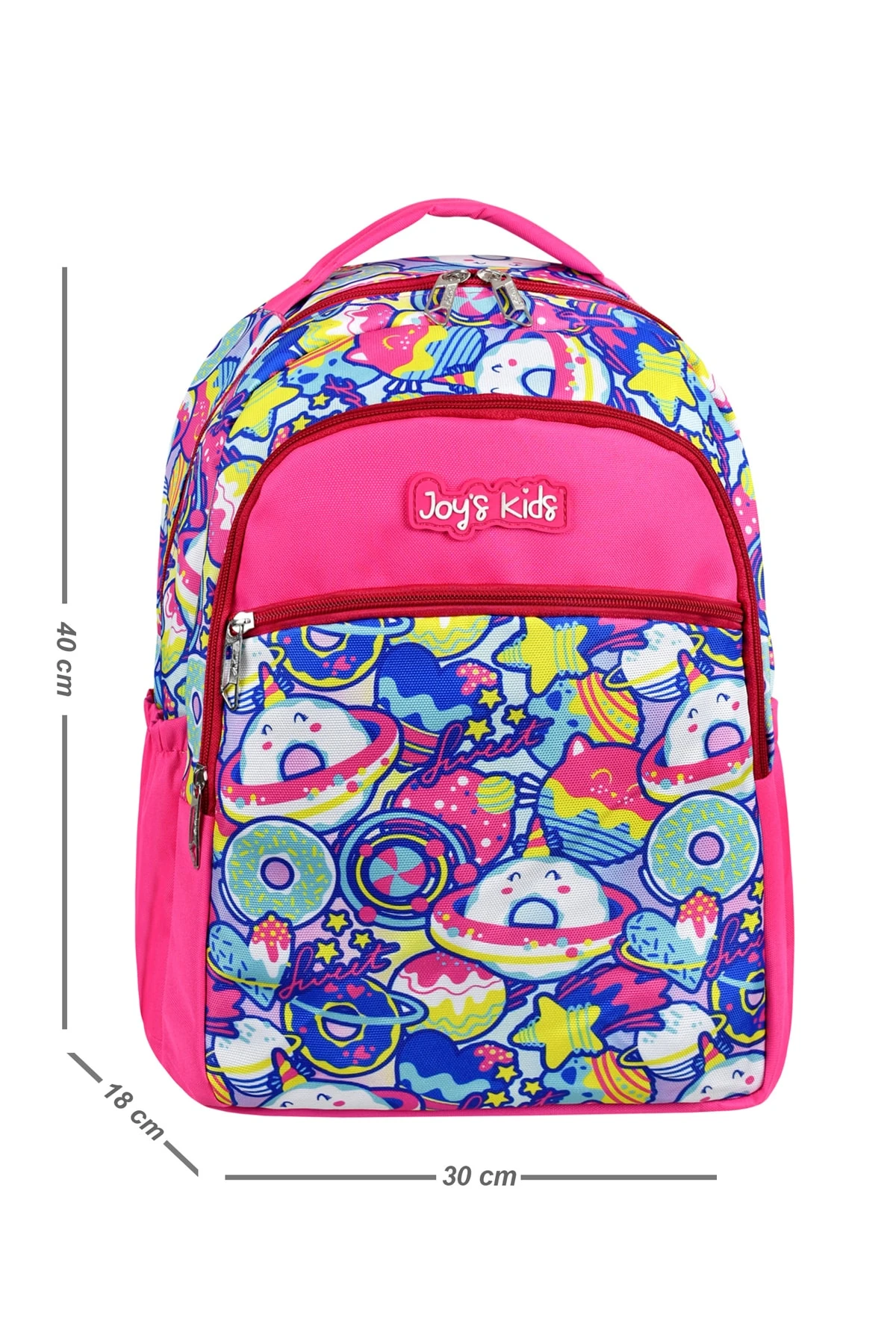 Bagacar Cakard Kız Donut Model Kalemlikli Beslenmeli Set Sırt Çantası