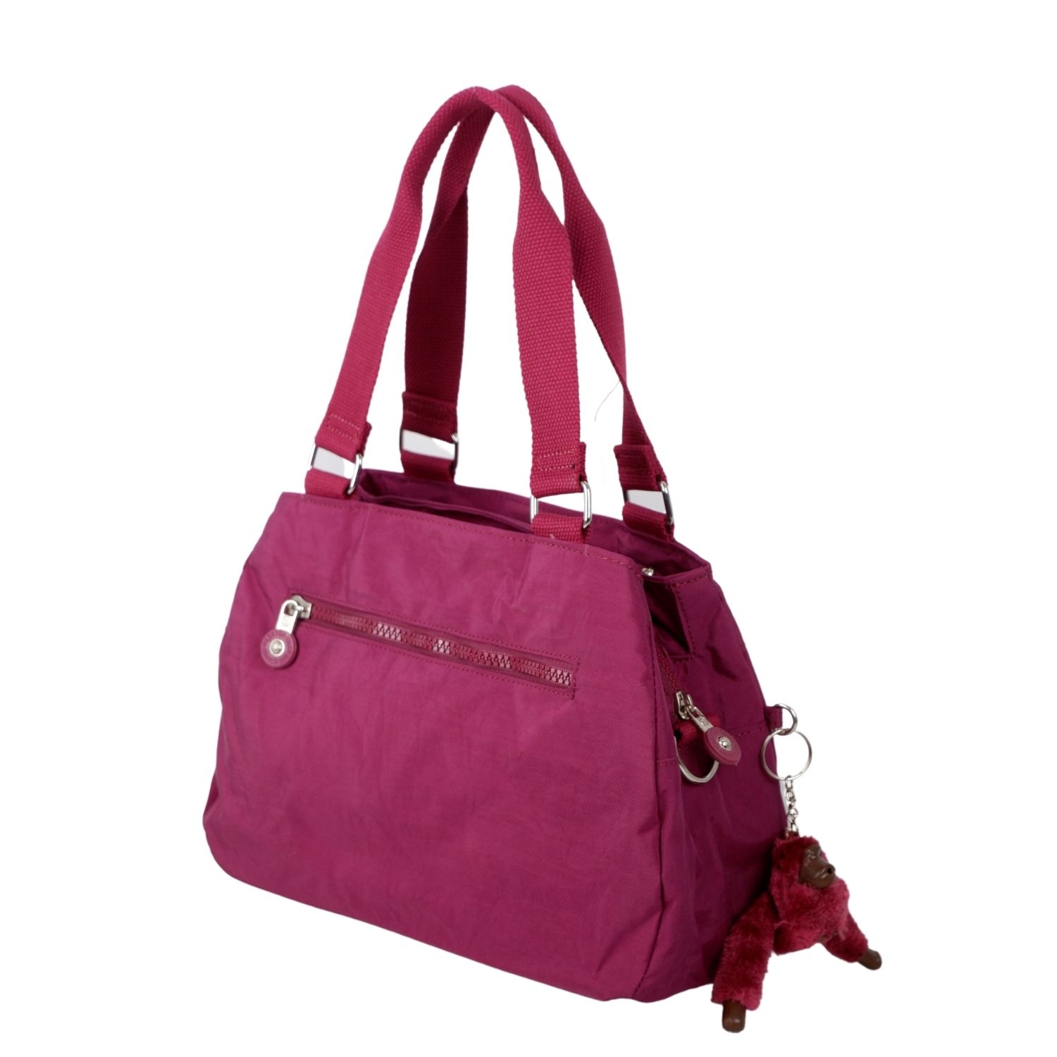 Kenyon C1112  Klinkır Kumaş Bayan Çapraz El Omuz Çantası Bordo