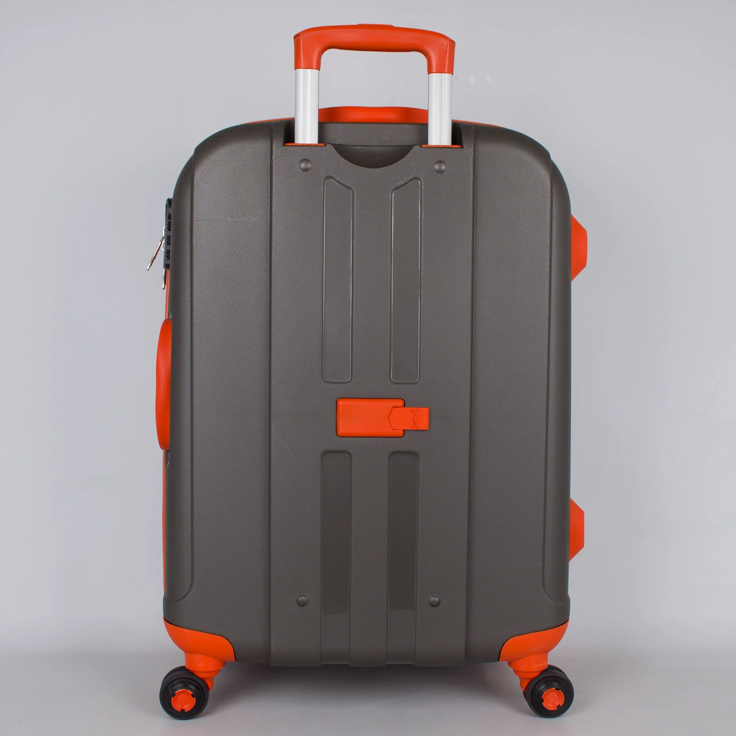 Bagacar IV Sert Silikon Kırılmaz Büyük Boy Valiz Turkuaz Füme