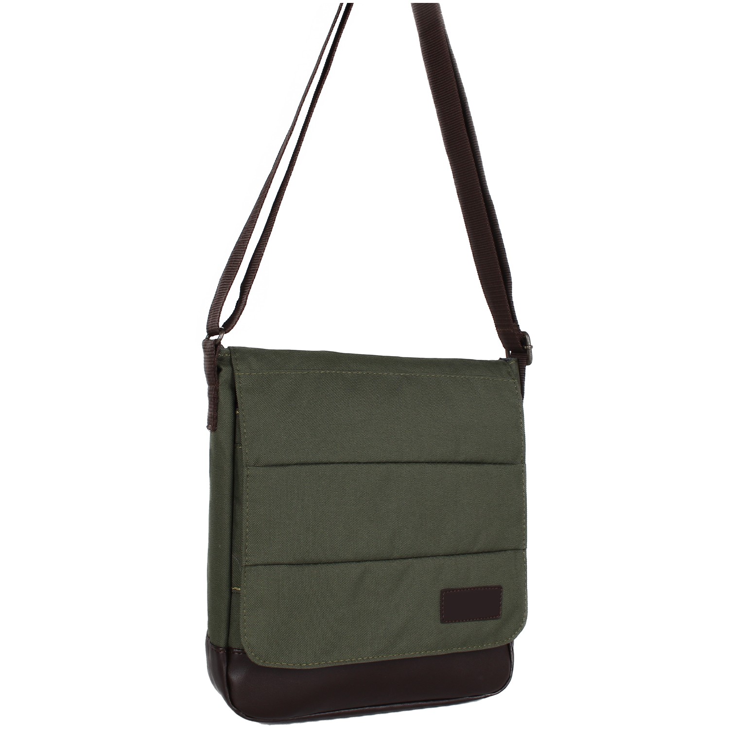 Bagacar Yeşil Unisex 13" 14" Laptop Mac Air Postacı Çantası