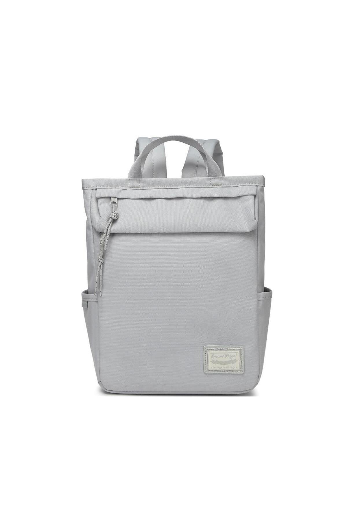Bagacar Smart Bag 3195 Okul ve Günlük Laptop Bölmeli Sırt Çantası Açık Gri