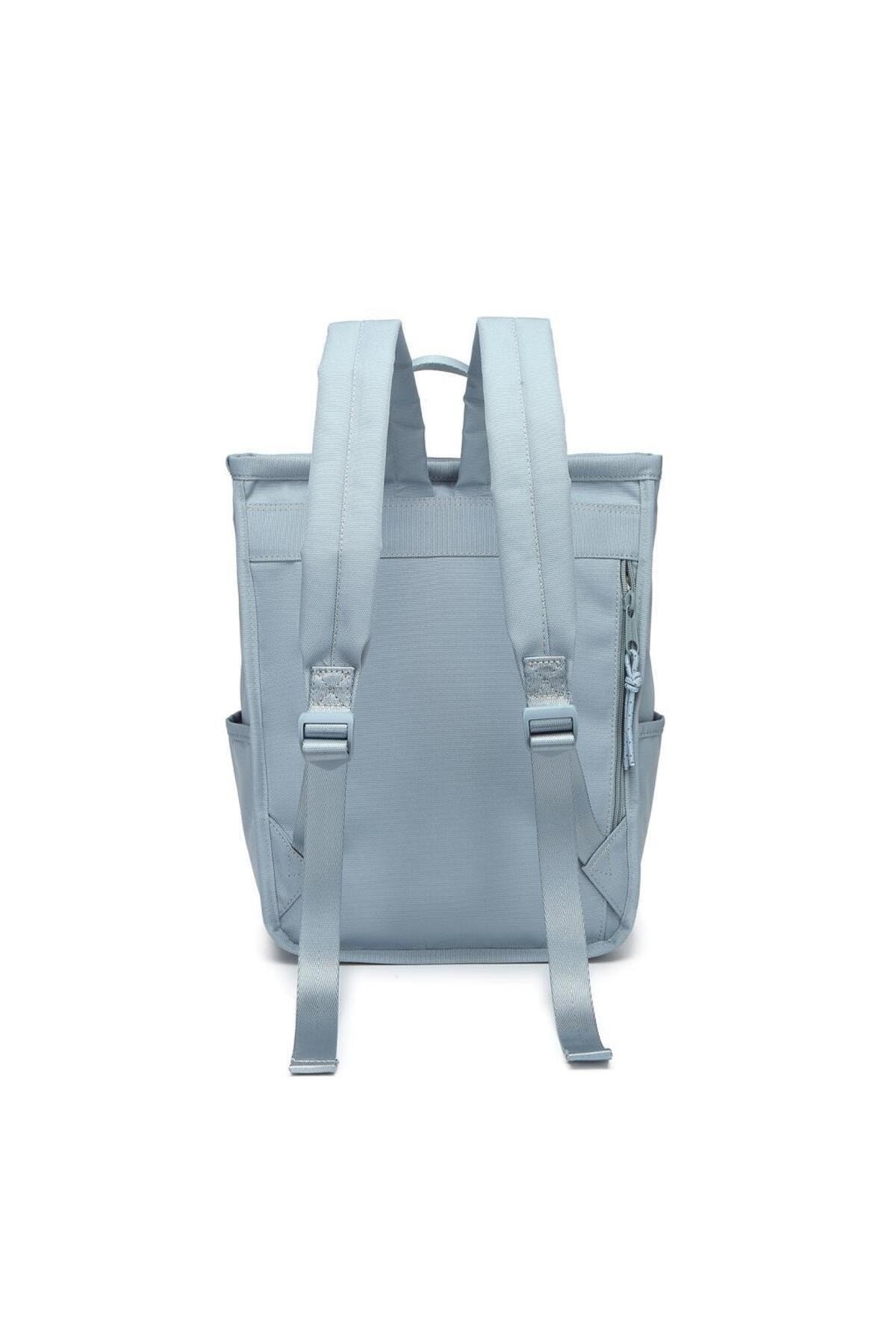 Bagacar Smart Bag 3195 Okul ve Günlük Laptop Bölmeli Sırt Çantası Buz Mavi