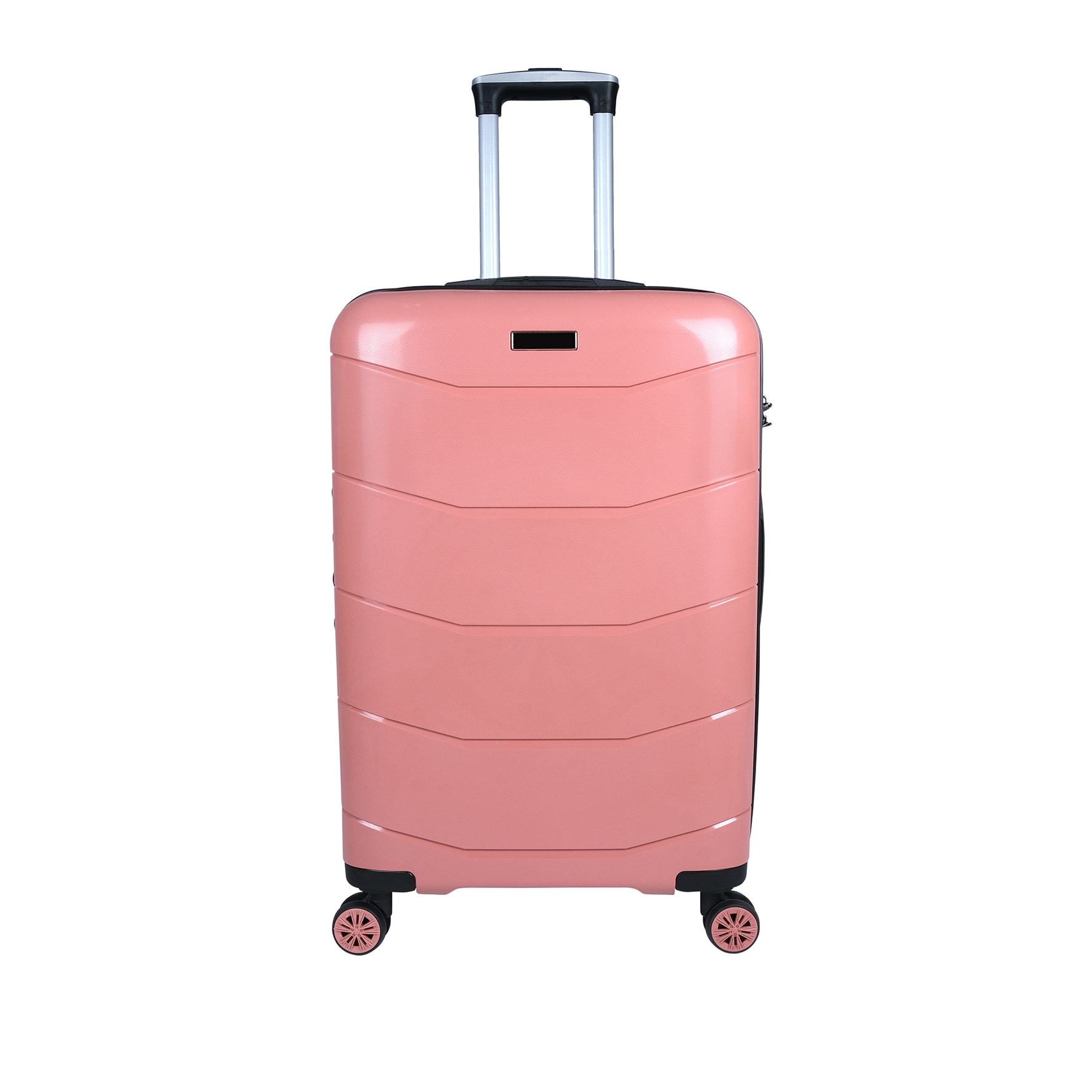 Bagacar Ultra Hafif Kırılmaz Silikon Kabin Boy Valiz Pembe+ETİKET HEDİYELİ!