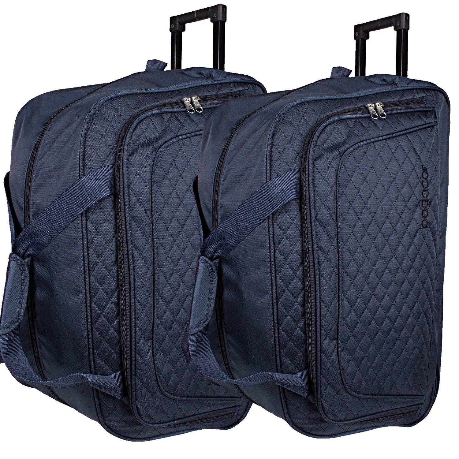 Bagacar Büyük - Kabin İki Tekerlekli Seyahat Çantası Lacivert