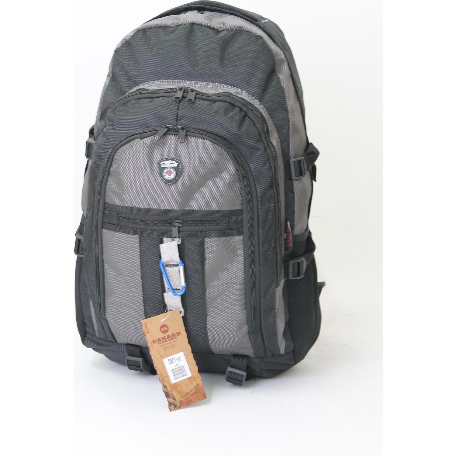 Cakard 901 Büyük Boy 17-18 Laptoplu Sırt Çantası 65 LT Gri