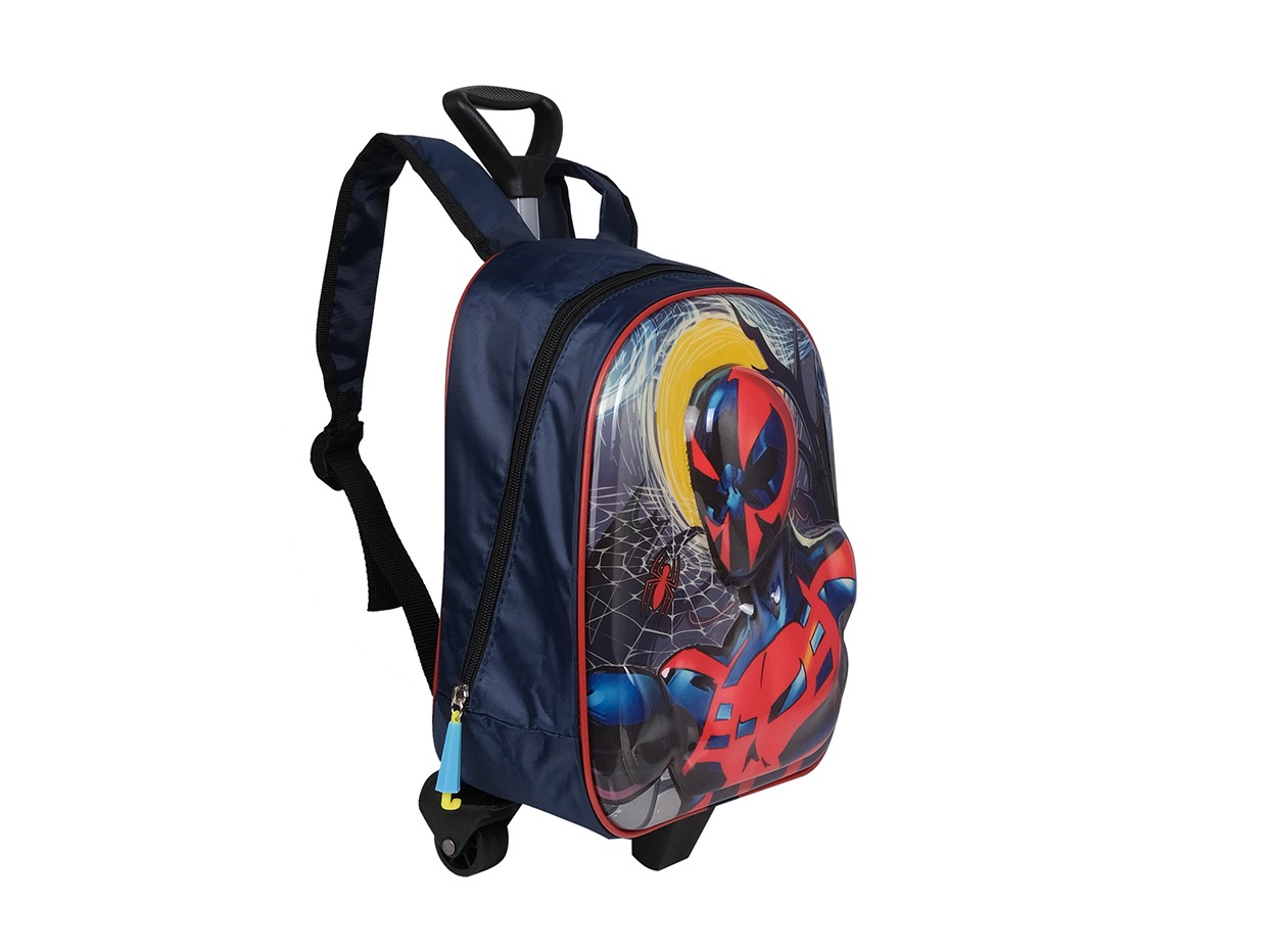 Bagacar Spiderman Renkli Anaokulu ve Kreş Tekerlekli Sırt Çantası