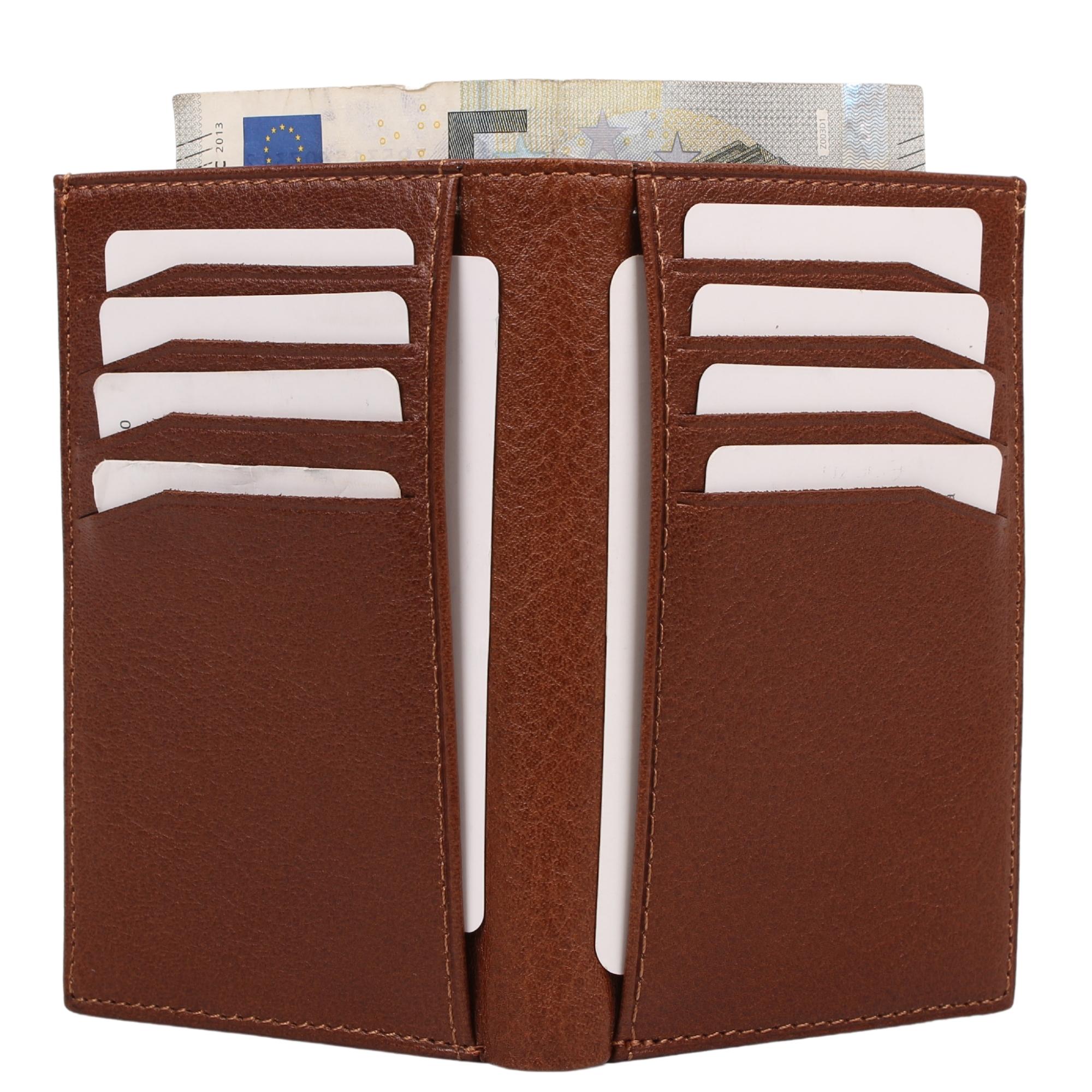 Legend Leather 726 Taba Erkek Hakiki Deri Para Bölmeli Kartlık