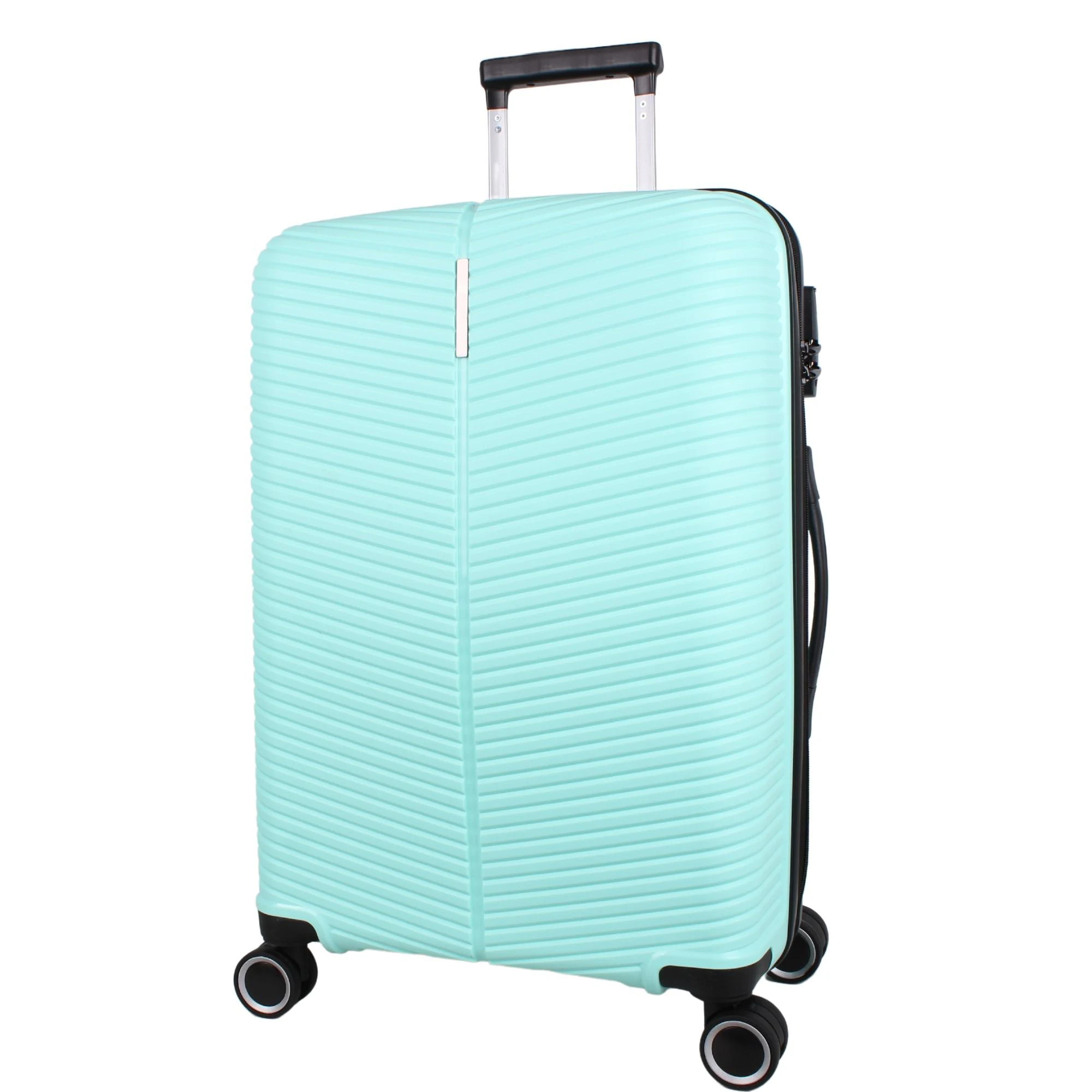 Bagacar Ultra Light Kırılmaz Silikon Orta Boy Valiz Su Yeşili