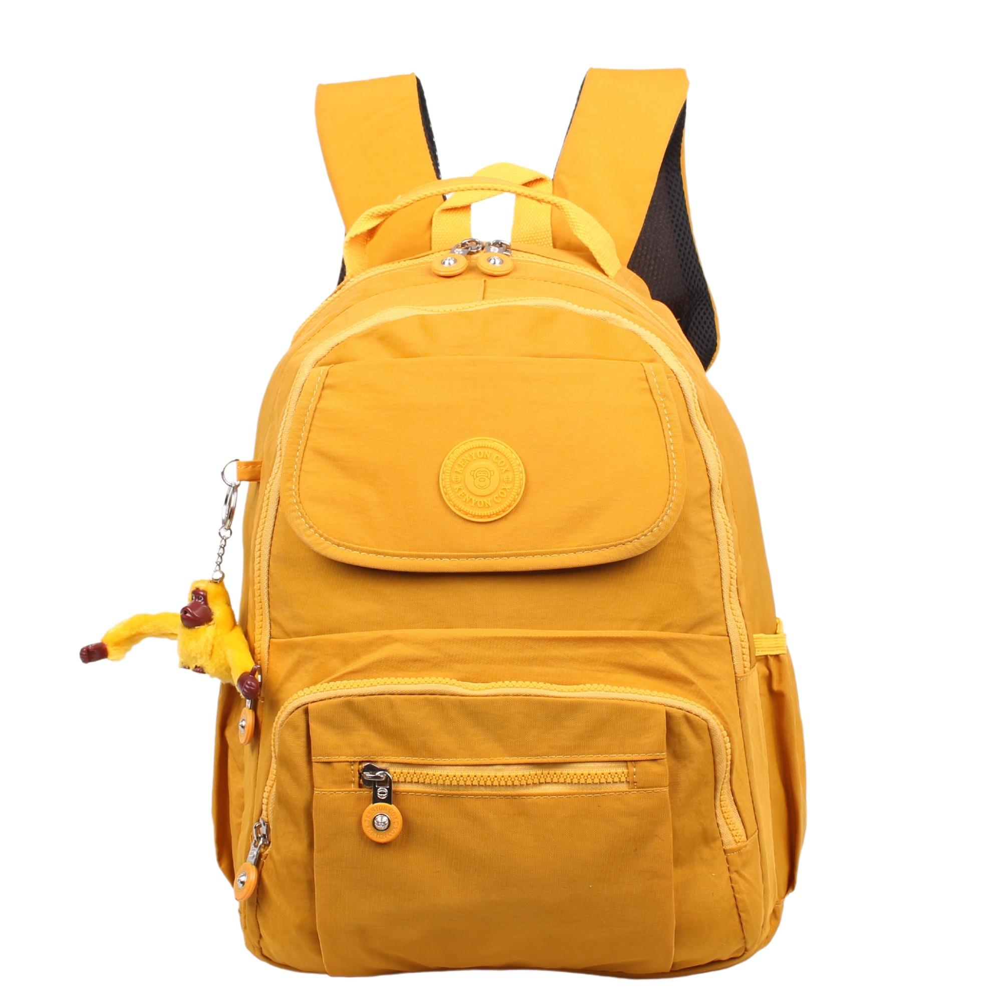 Bagacar Kenyon Cox 8866 Sarı Unisex Klinkır Kumaş Sırt Çantası