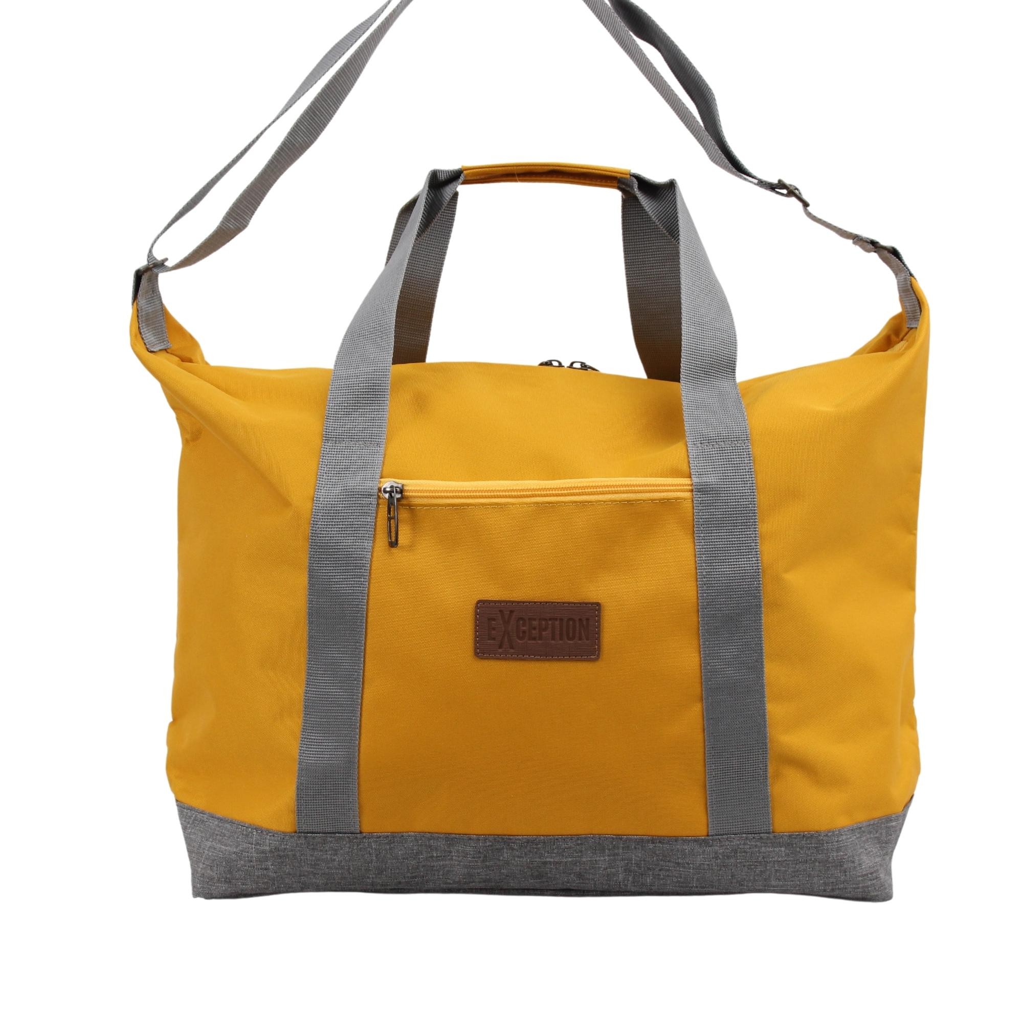 Bagacar Sarı 185 Unisex Omuz Askılı Spor Seyahat ve Plaj Çantası